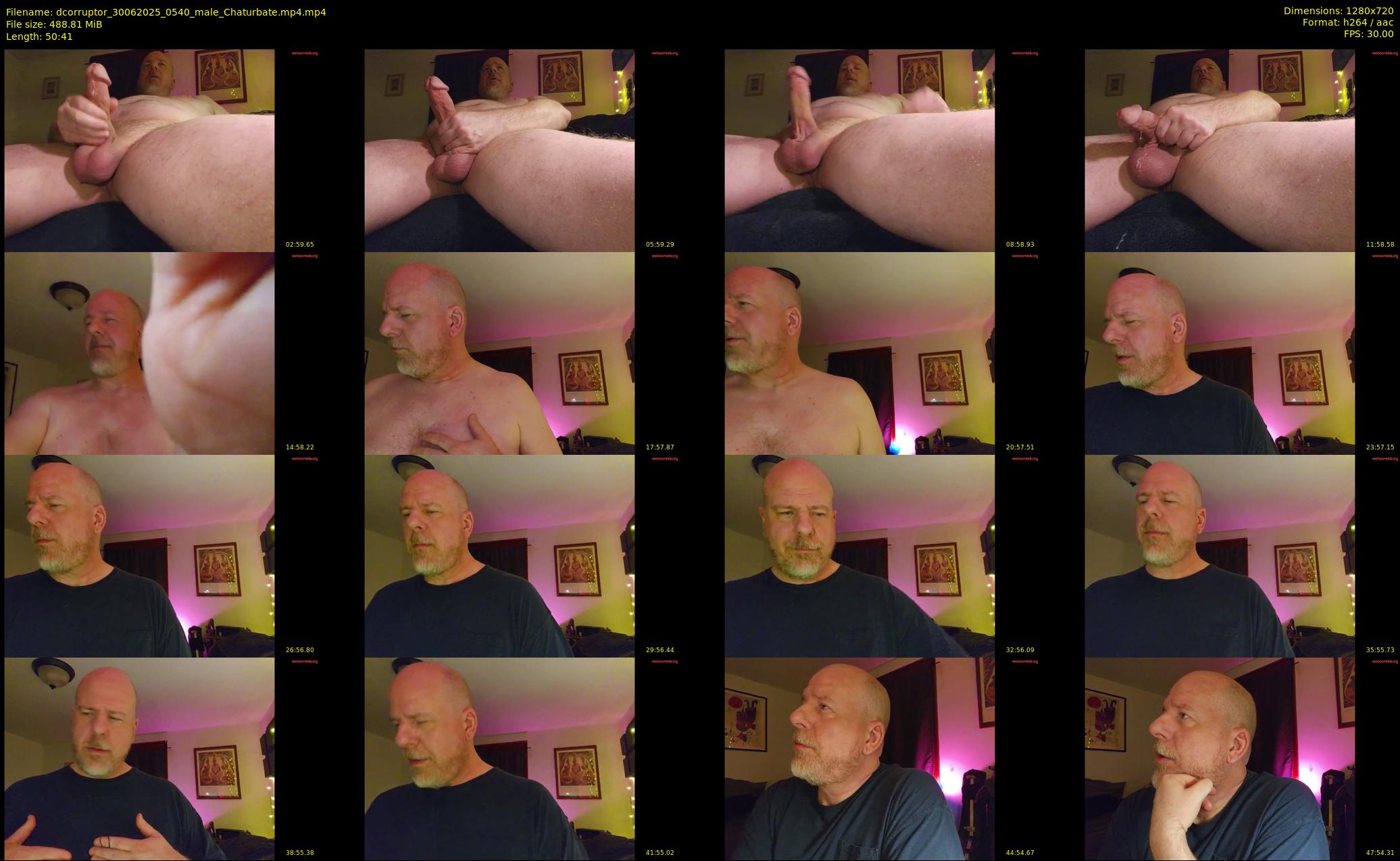 dcorruptor — 51 minute Chaturbate male cam show recording, 720p, Jun 30, 2025