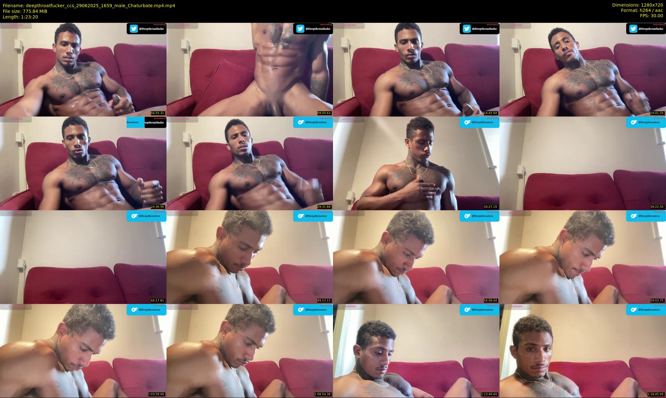 deepthroatfucker_ccs — 84 minute Chaturbate male cam show recording, 720p, Jun 29, 2025