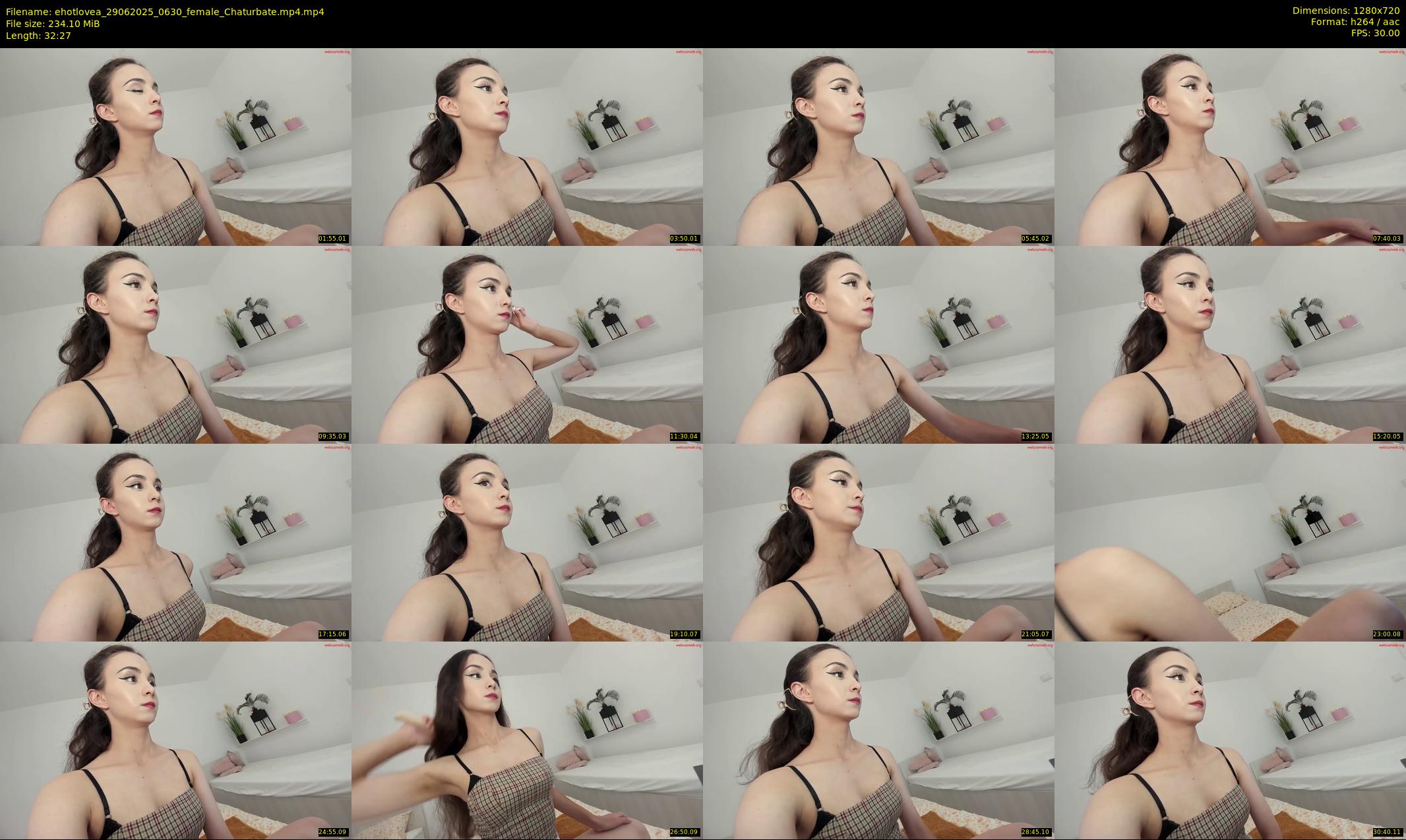 ehotlovea — 33 minute Chaturbate female cam show recording, 720p, Jun 29, 2025