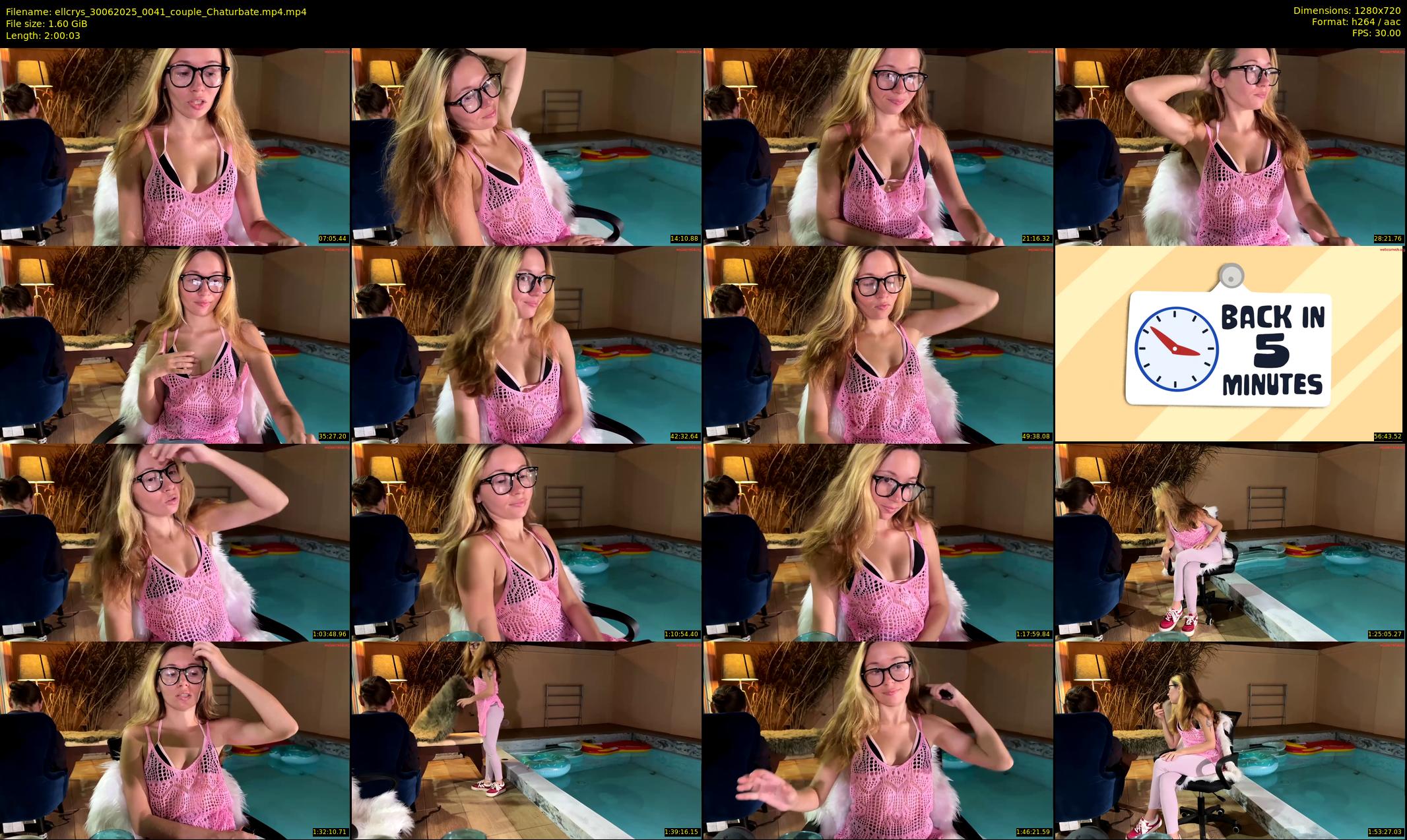 ellcrys — 121 minute Chaturbate couple cam show recording, 720p, Jun 30, 2025