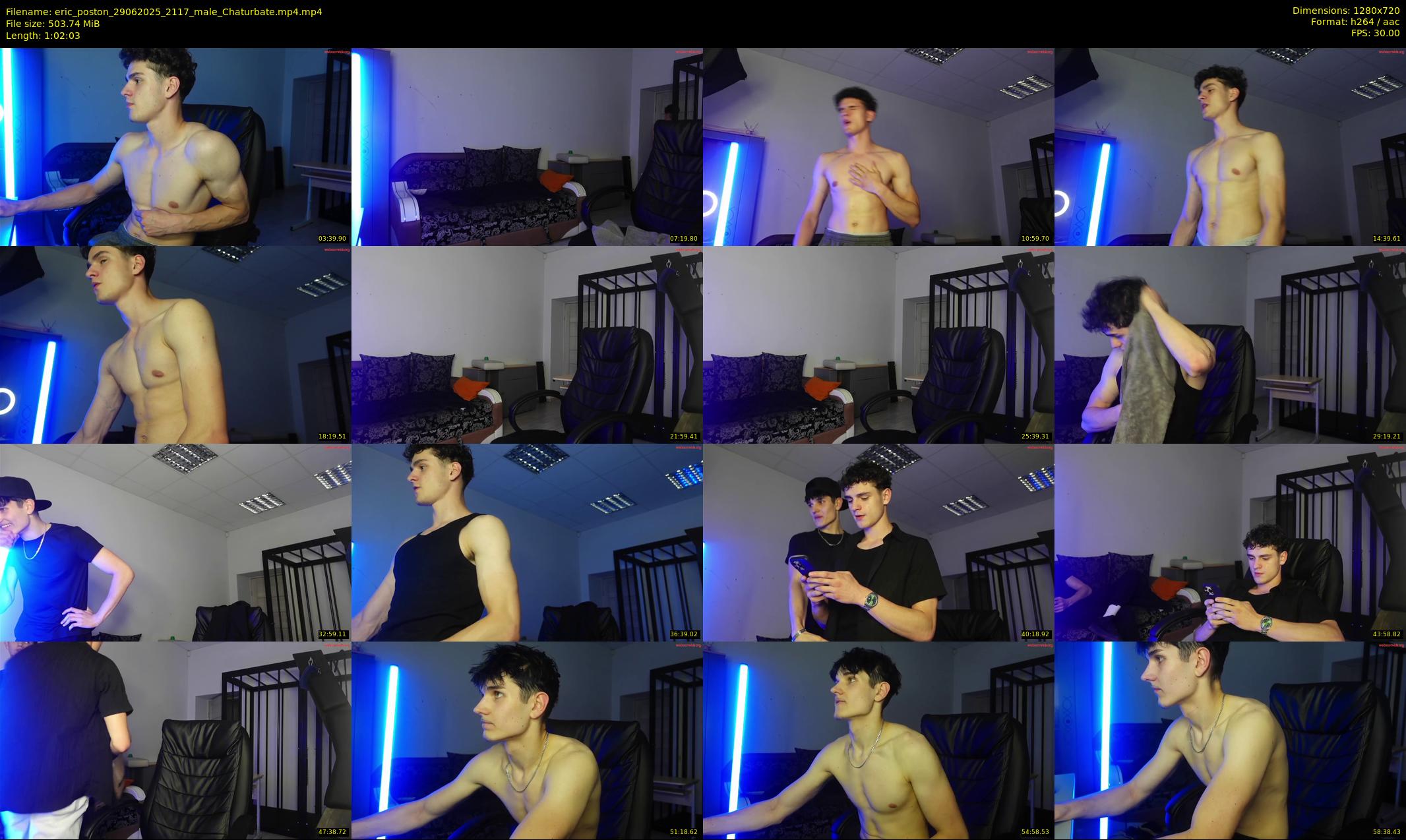 eric_poston — 63 minute Chaturbate male cam show recording, 720p, Jun 29, 2025