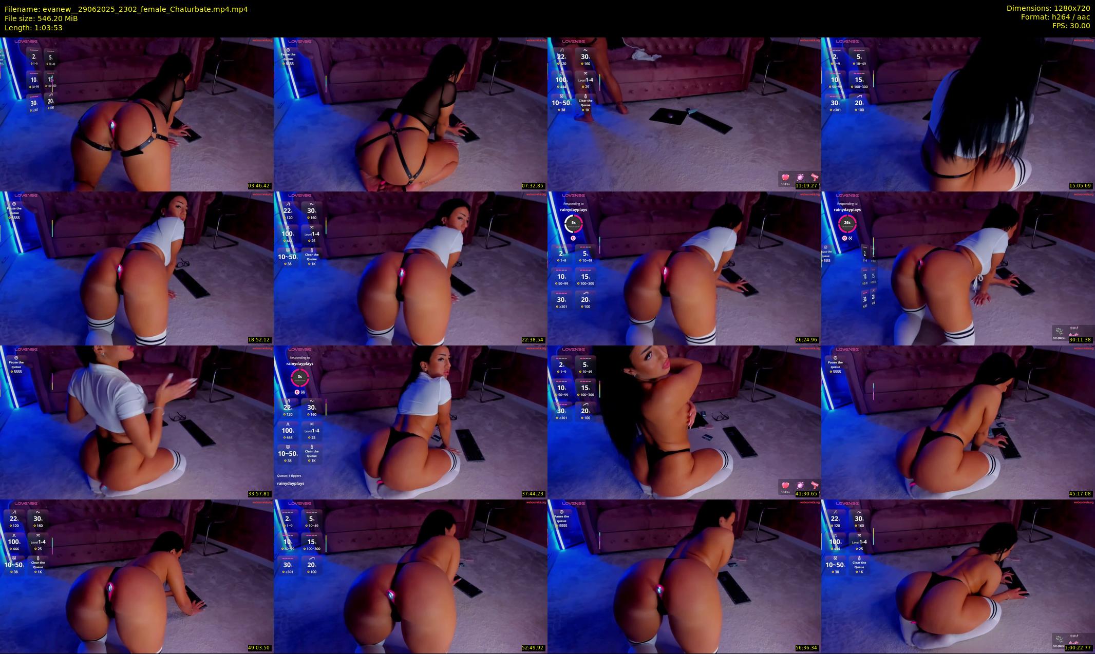 evanew_ — 64 minute Chaturbate female cam show recording, 720p, Jun 29, 2025