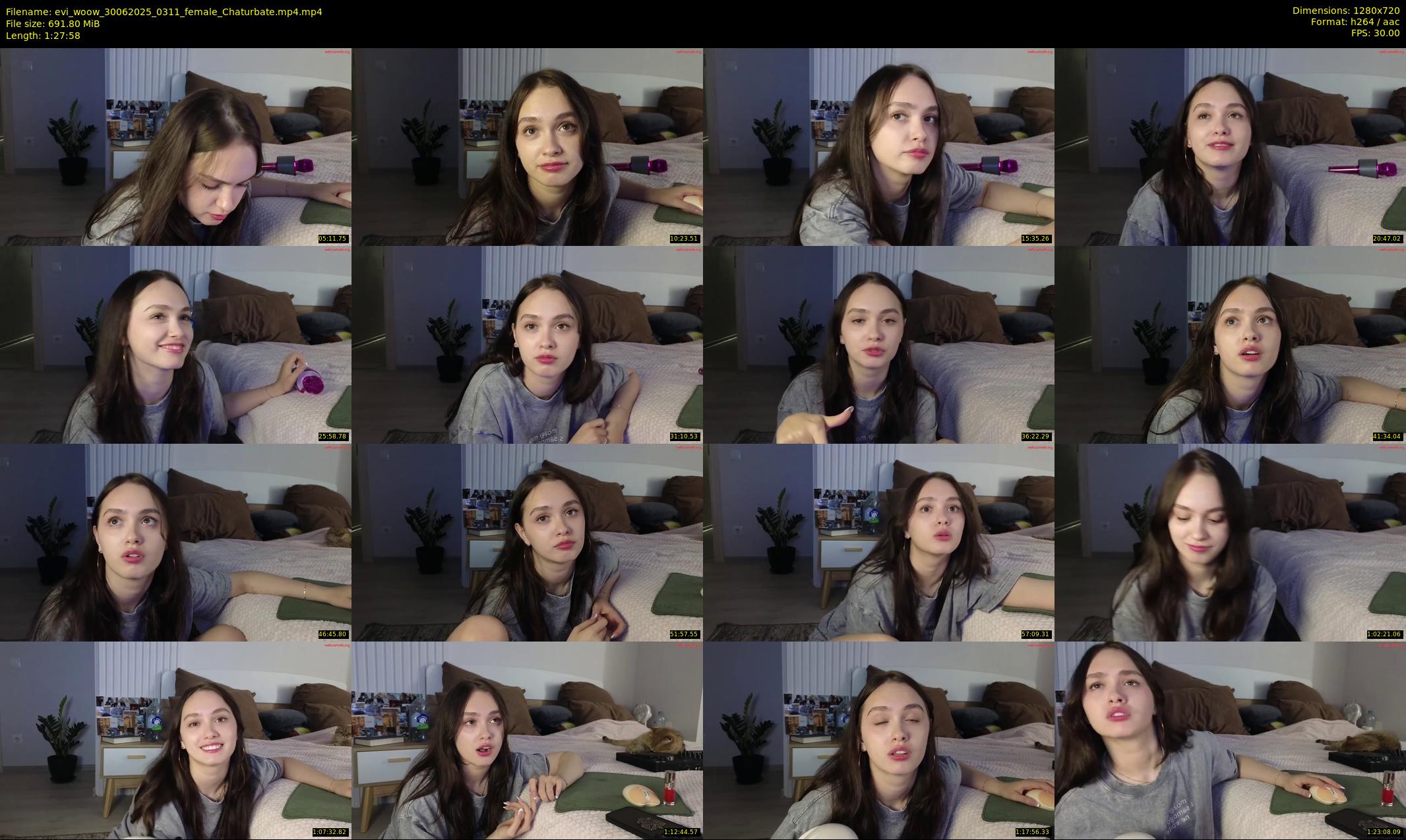 evi_woow — 88 minute Chaturbate female cam show recording, 720p, Jun 30, 2025