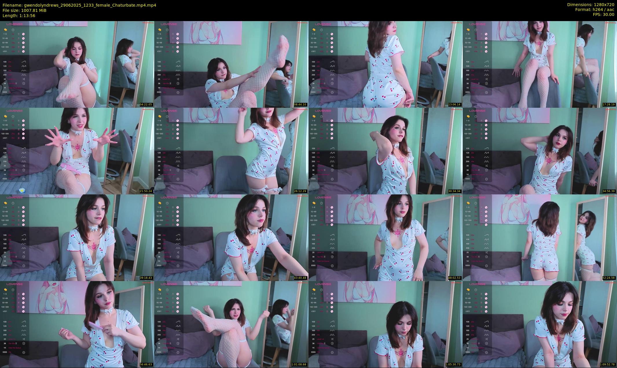 gwendolyndrews — 74 minute Chaturbate female cam show recording, 720p, Jun 29, 2025