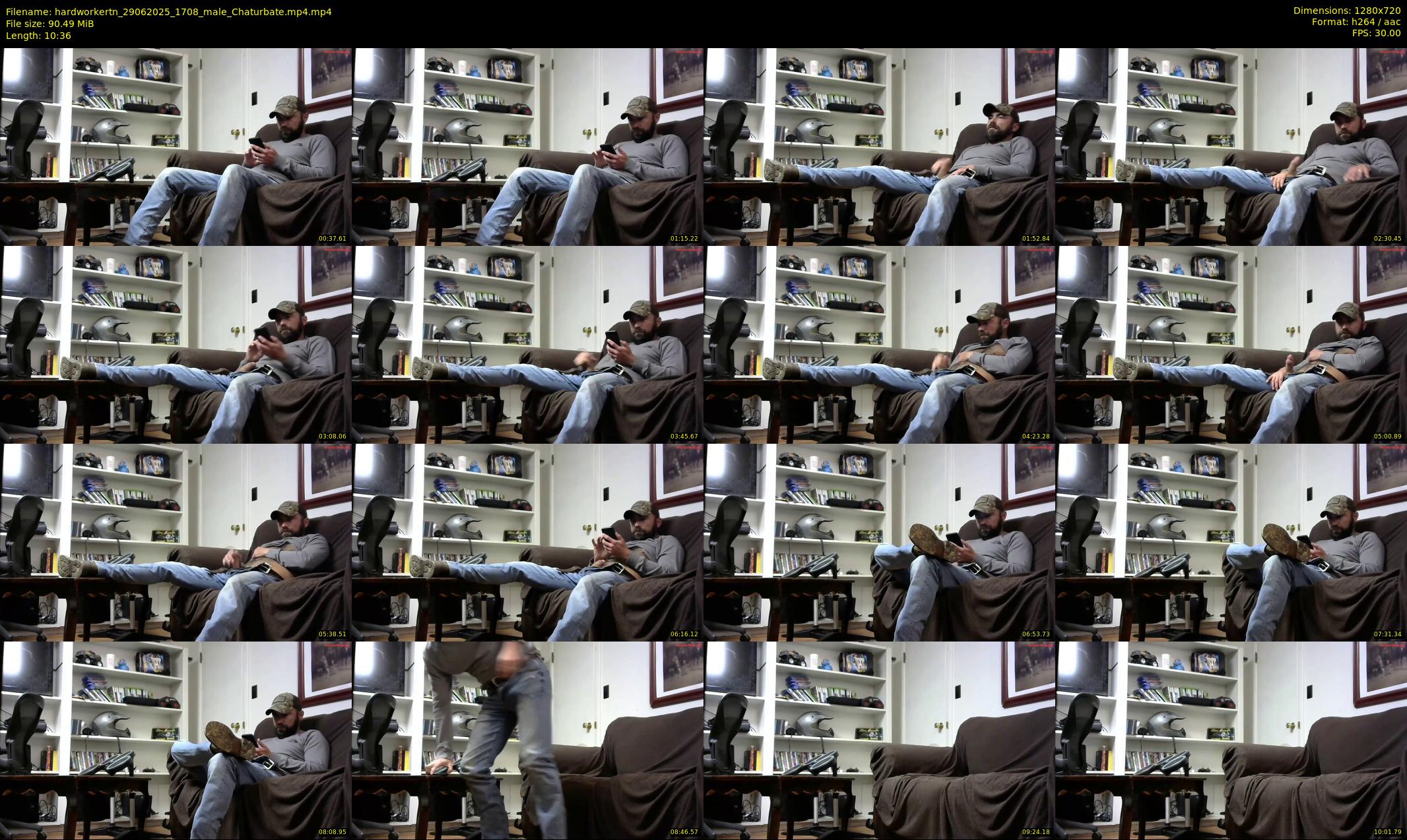 hardworkertn — 11 minute Chaturbate male cam show recording, 720p, Jun 29, 2025