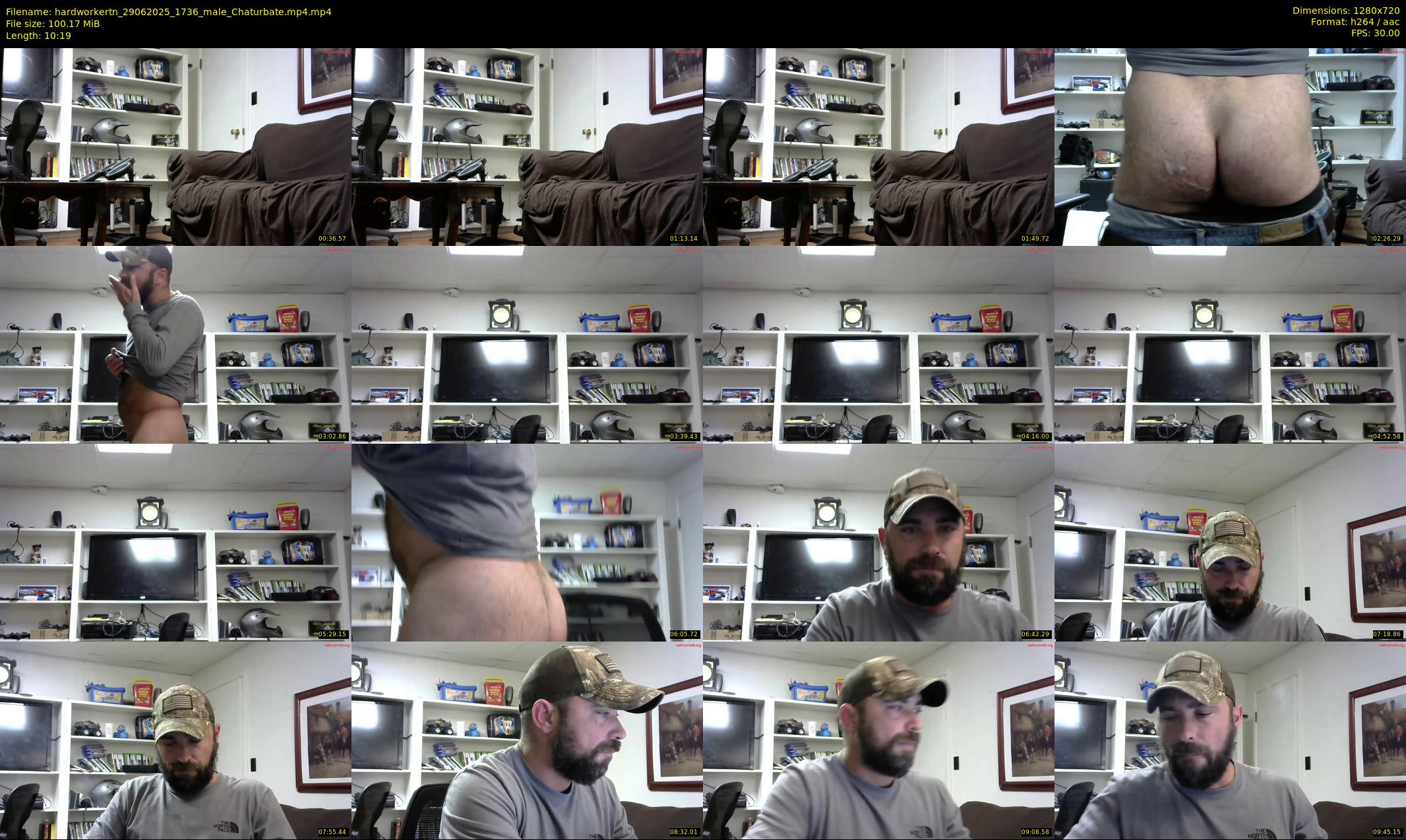 hardworkertn — 11 minute Chaturbate male cam show recording, 720p, Jun 29, 2025