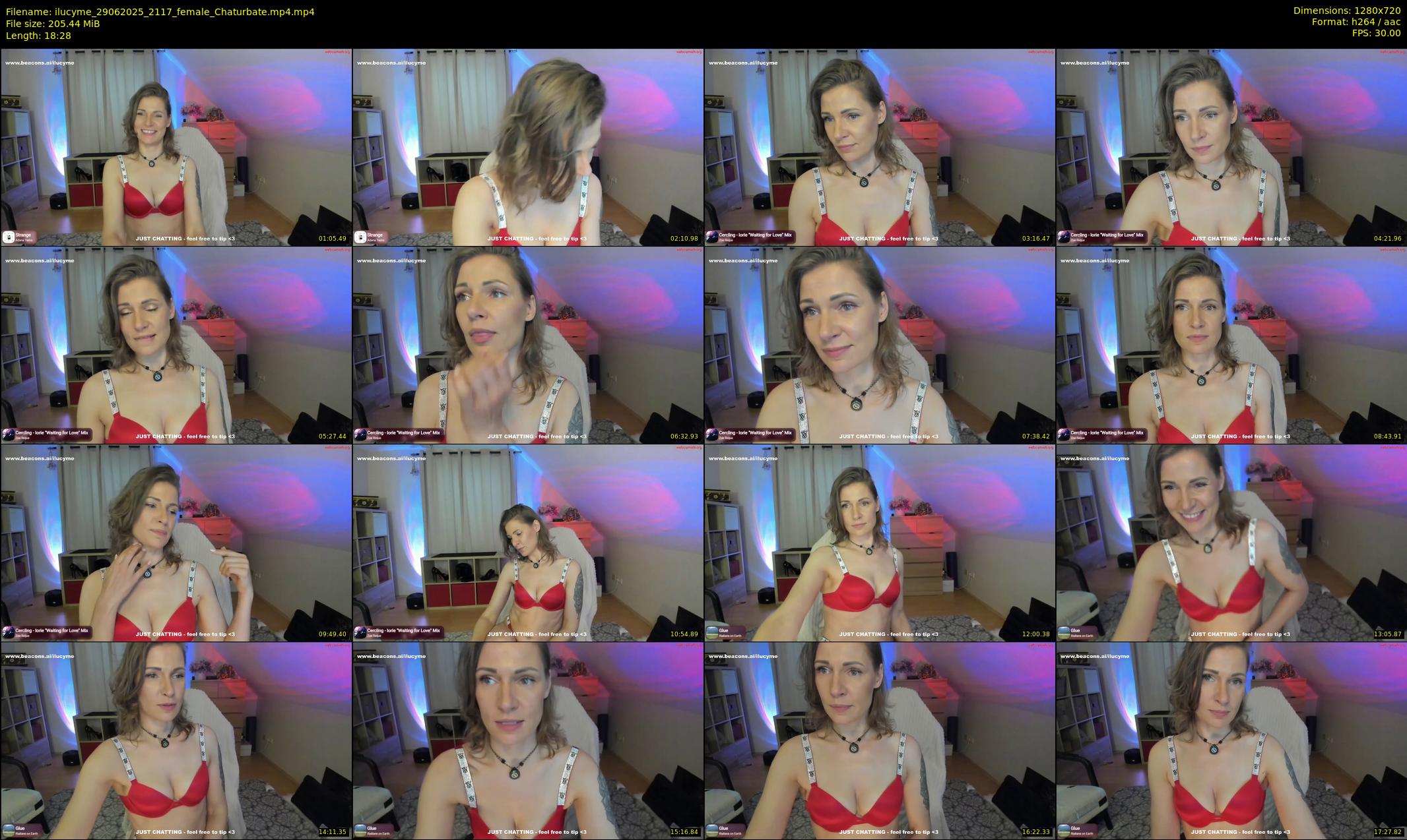 ilucyme — 19 minute Chaturbate female cam show recording, 720p, Jun 29, 2025