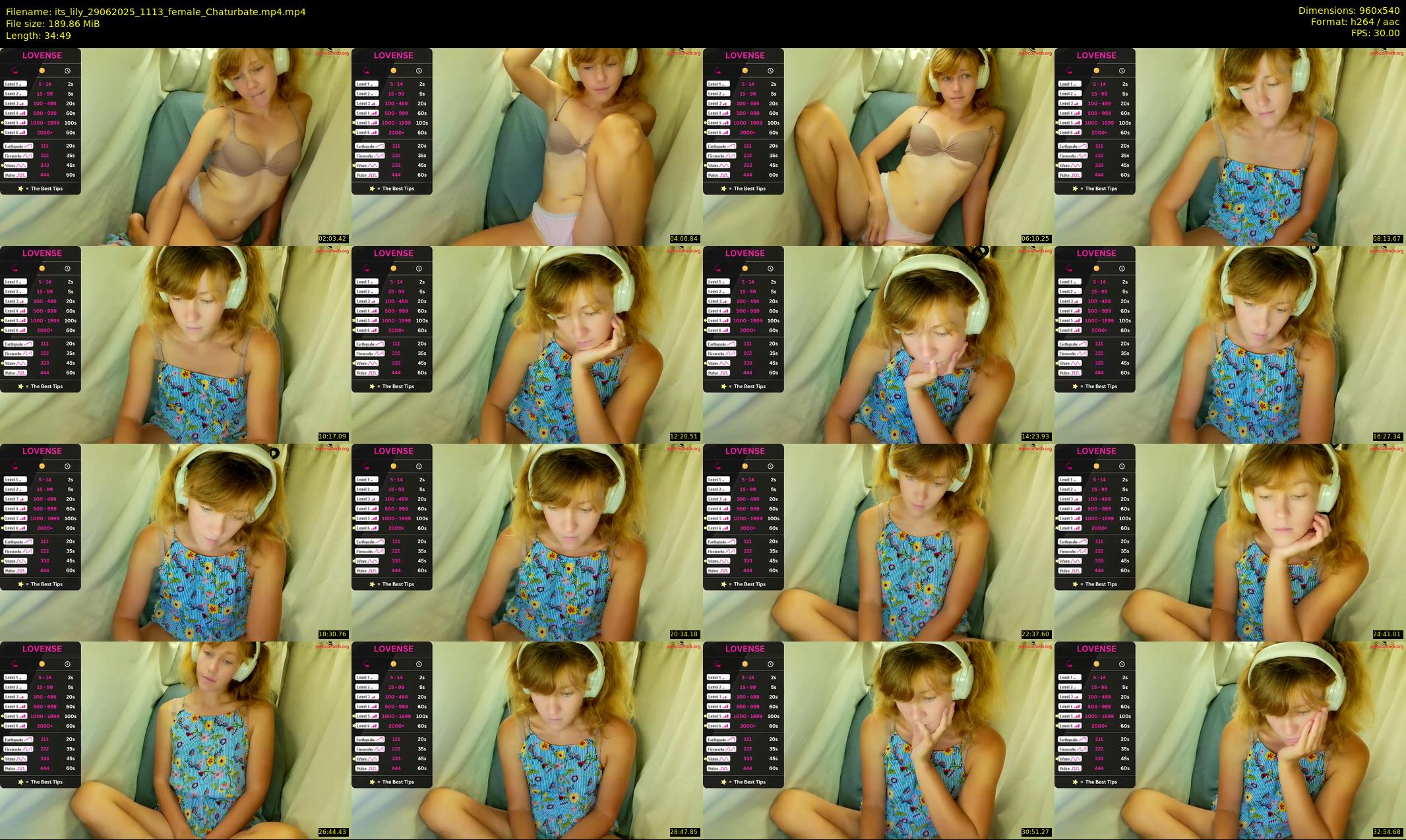its_lily — 35 minute Chaturbate female cam show recording, 480p, Jun 29, 2025