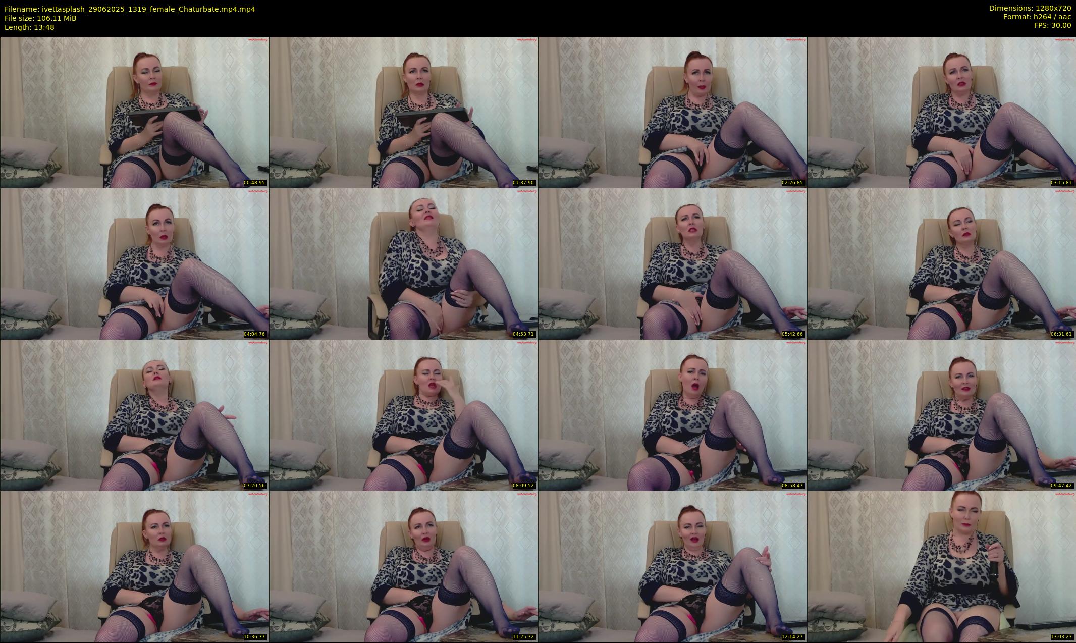 ivettasplash — 14 minute Chaturbate female cam show recording, 720p, Jun 29, 2025