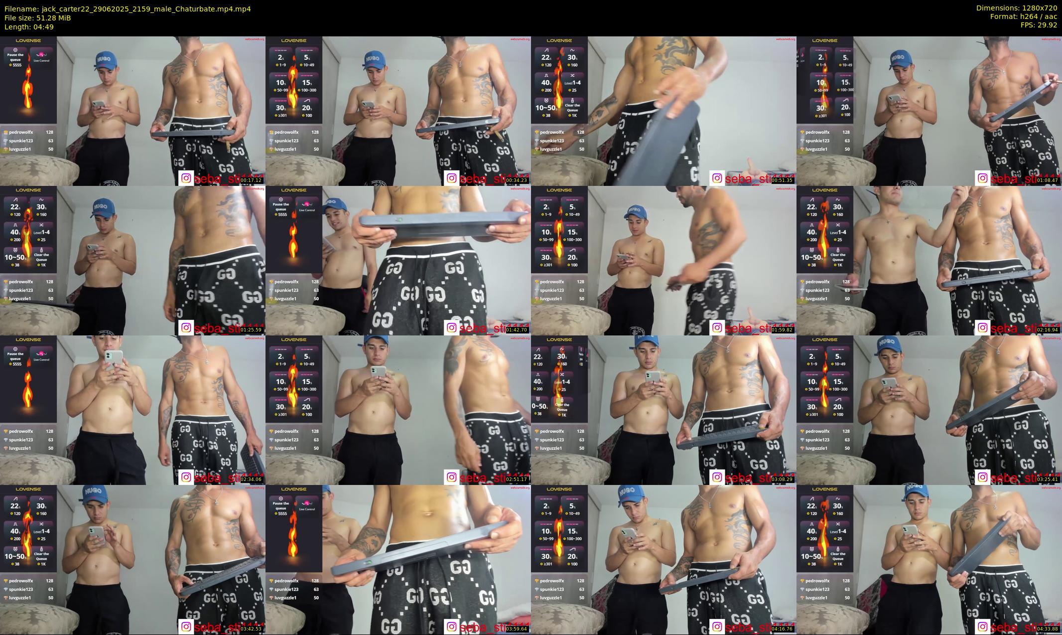 jack_carter22 — 5 minute Chaturbate male cam show recording, 720p, Jun 29, 2025