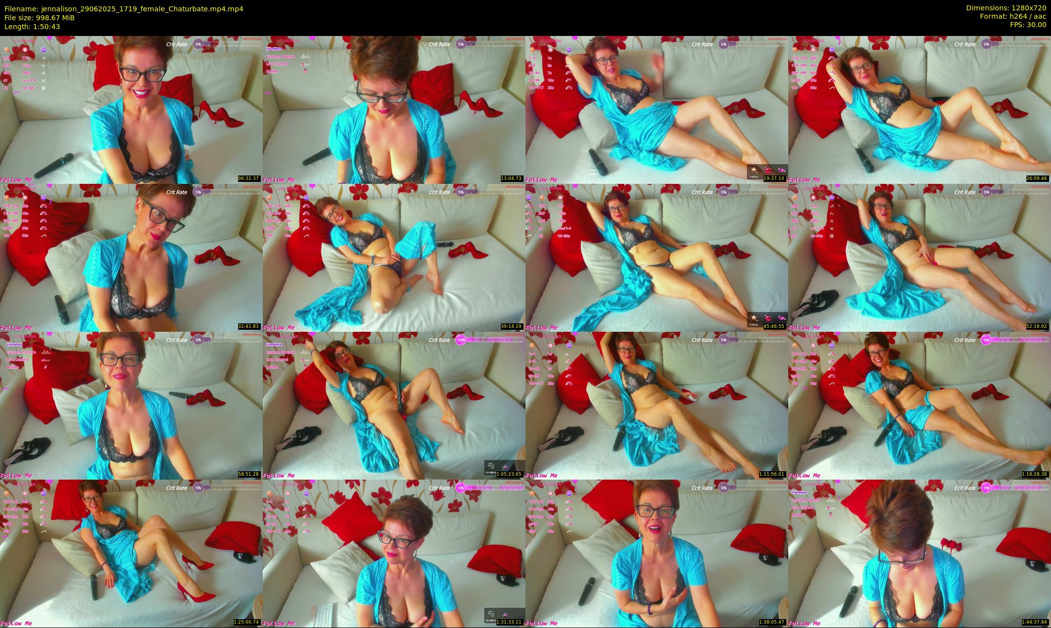 jennalison — 111 minute Chaturbate female cam show recording, 720p, Jun 29, 2025