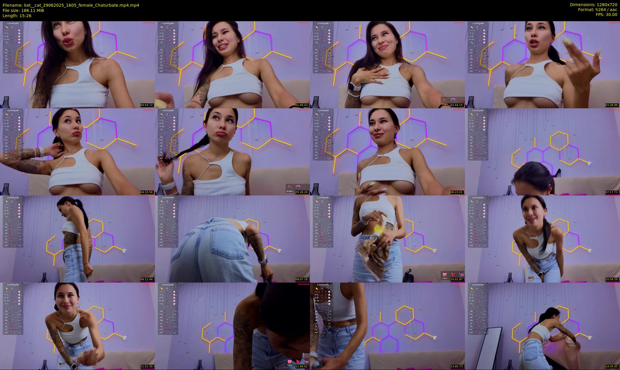 kat__cat — 16 minute Chaturbate female cam show recording, 720p, Jun 29, 2025
