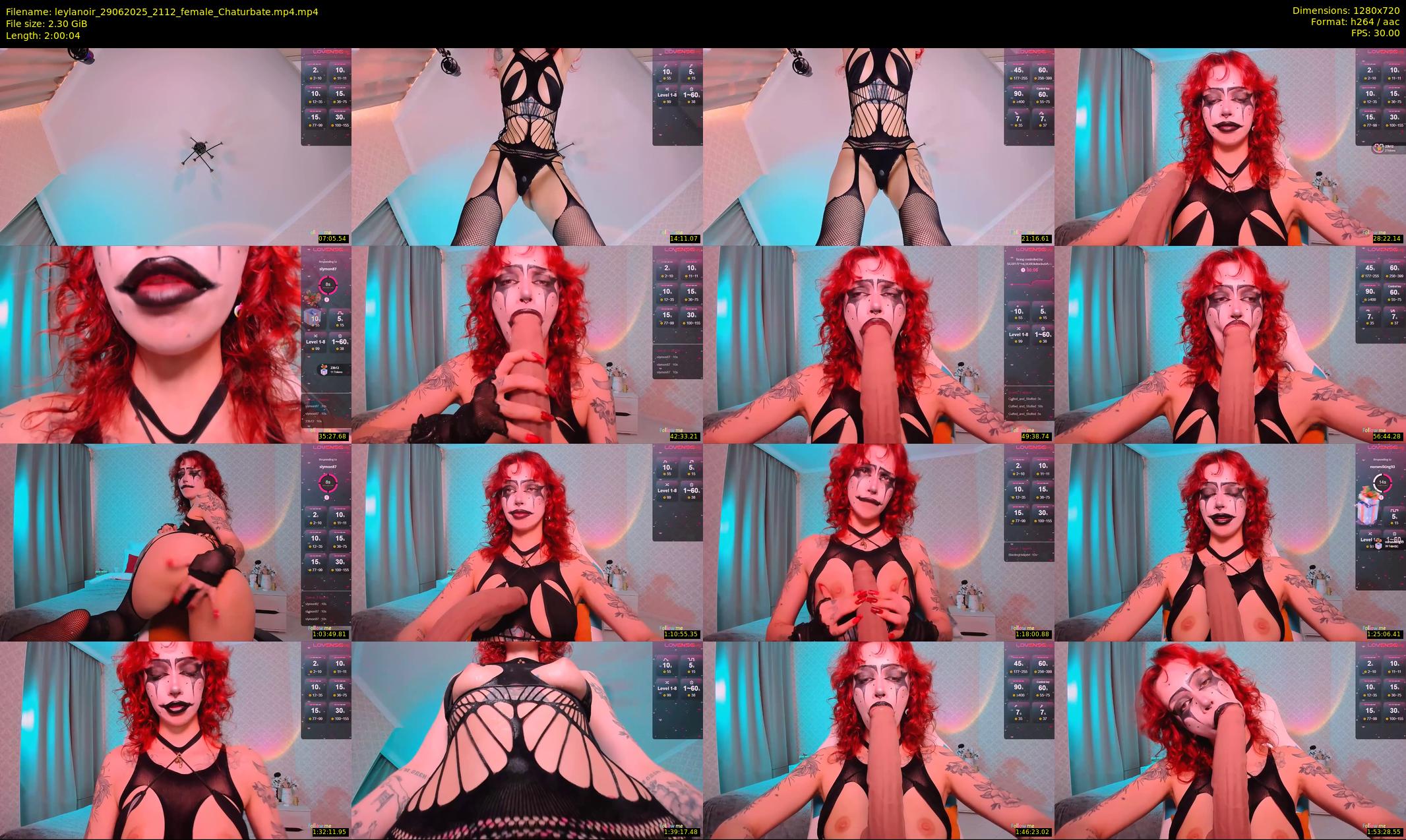leylanoir — 121 minute Chaturbate female cam show recording, 720p, Jun 29, 2025