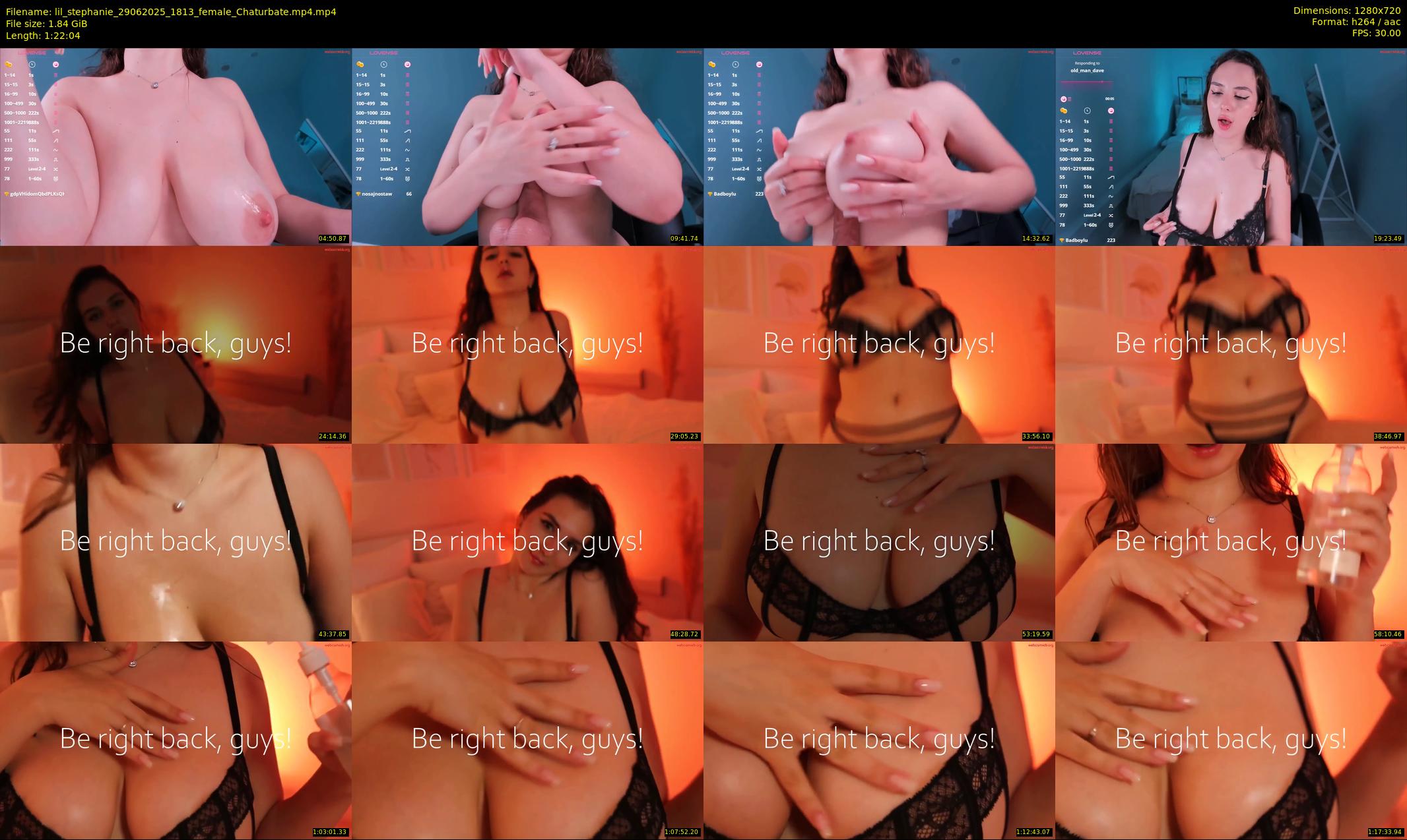 lil_stephanie — 83 minute Chaturbate female cam show recording, 720p, Jun 29, 2025