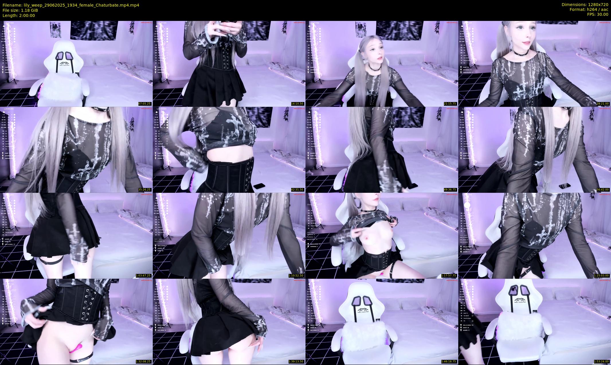 lily_weep — 120 minute Chaturbate female cam show recording, 720p, Jun 29, 2025