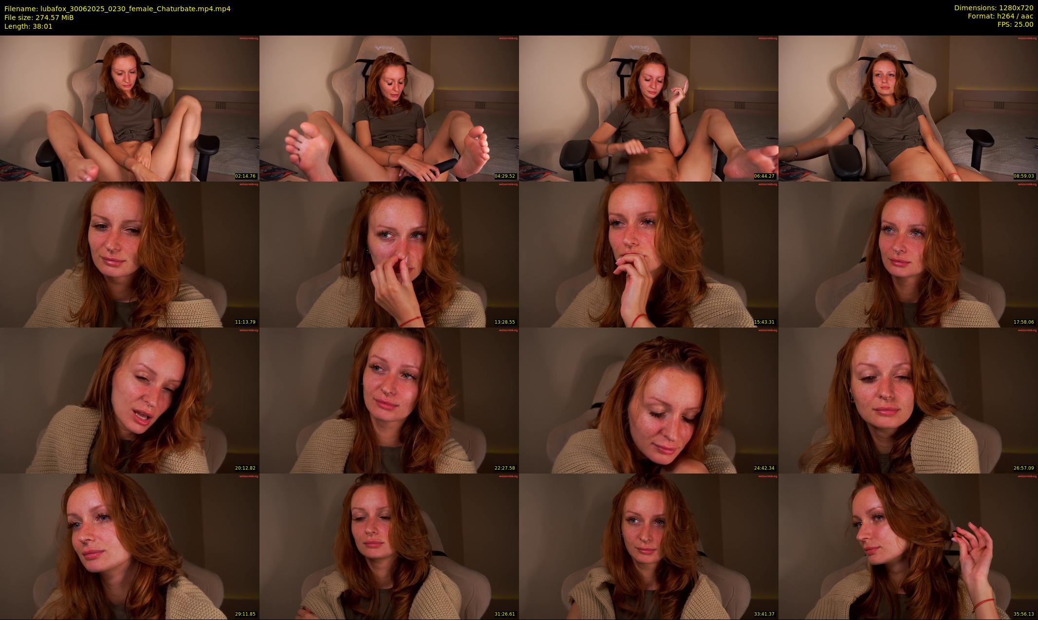lubafox — 39 minute Chaturbate female cam show recording, 720p, Jun 30, 2025