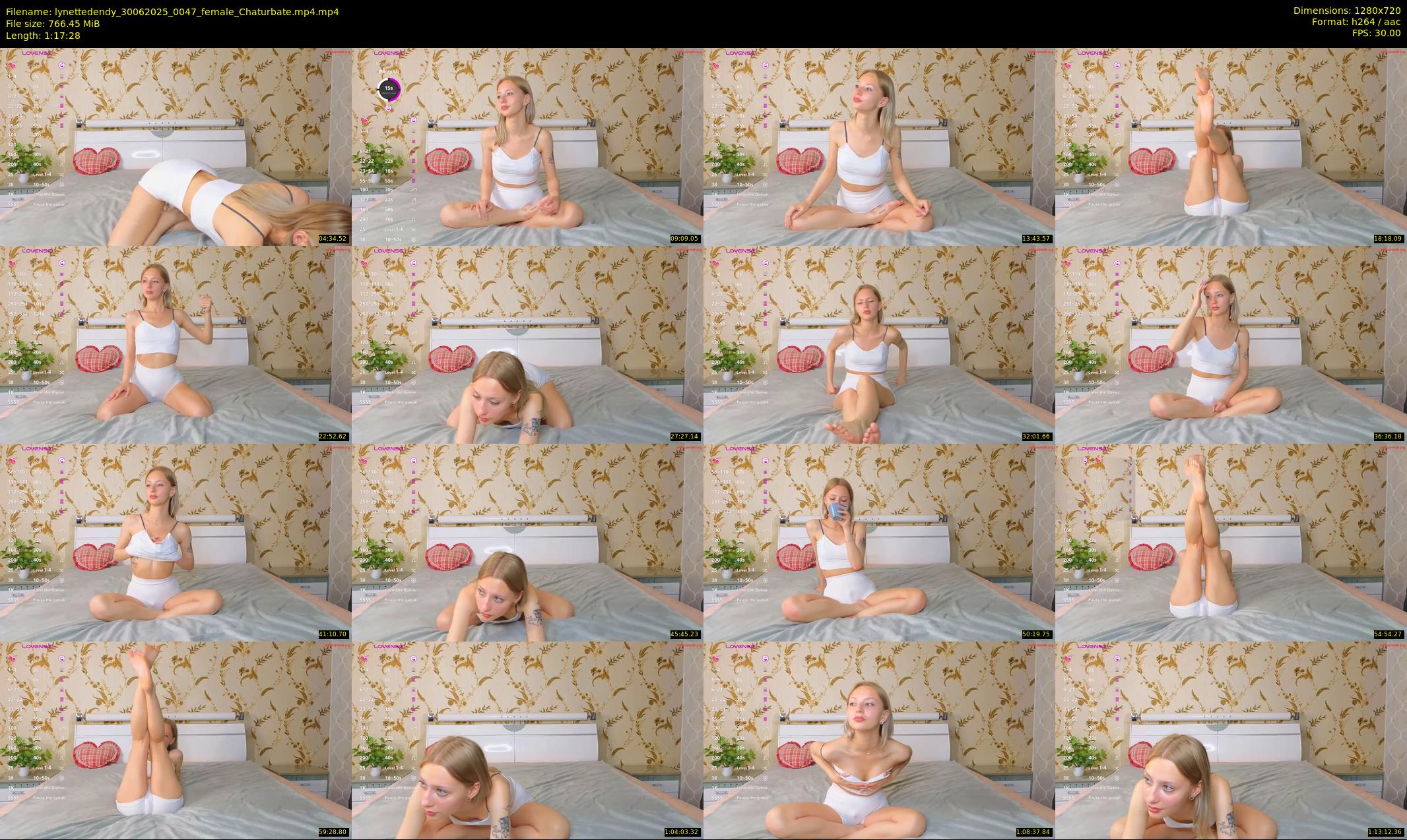 lynettedendy — 78 minute Chaturbate female cam show recording, 720p, Jun 30, 2025