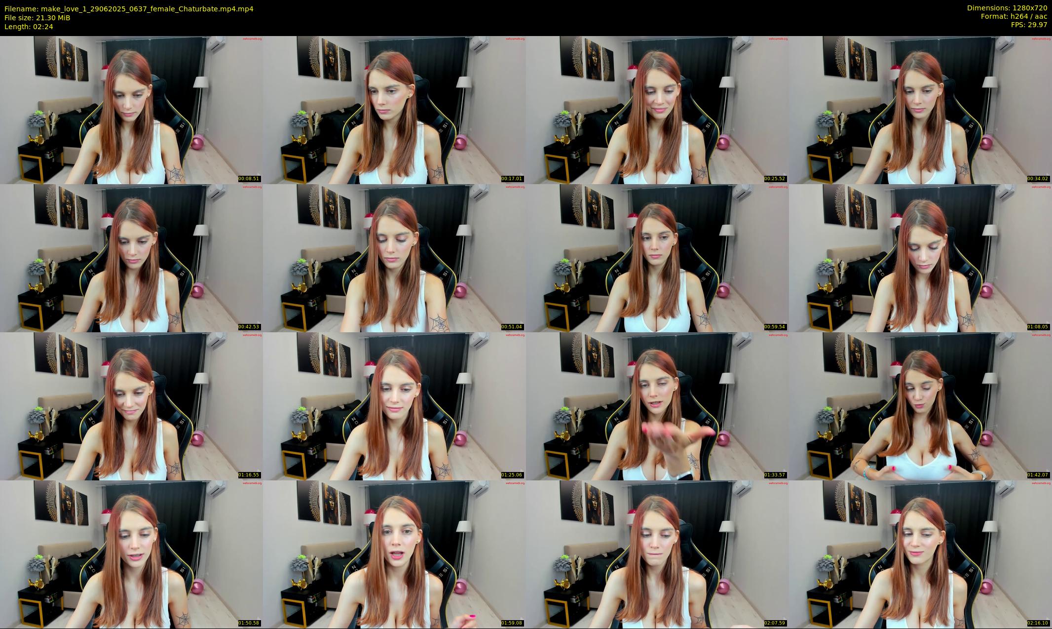 make_love_1 — 3 minute Chaturbate female cam show recording, 720p, Jun 29, 2025