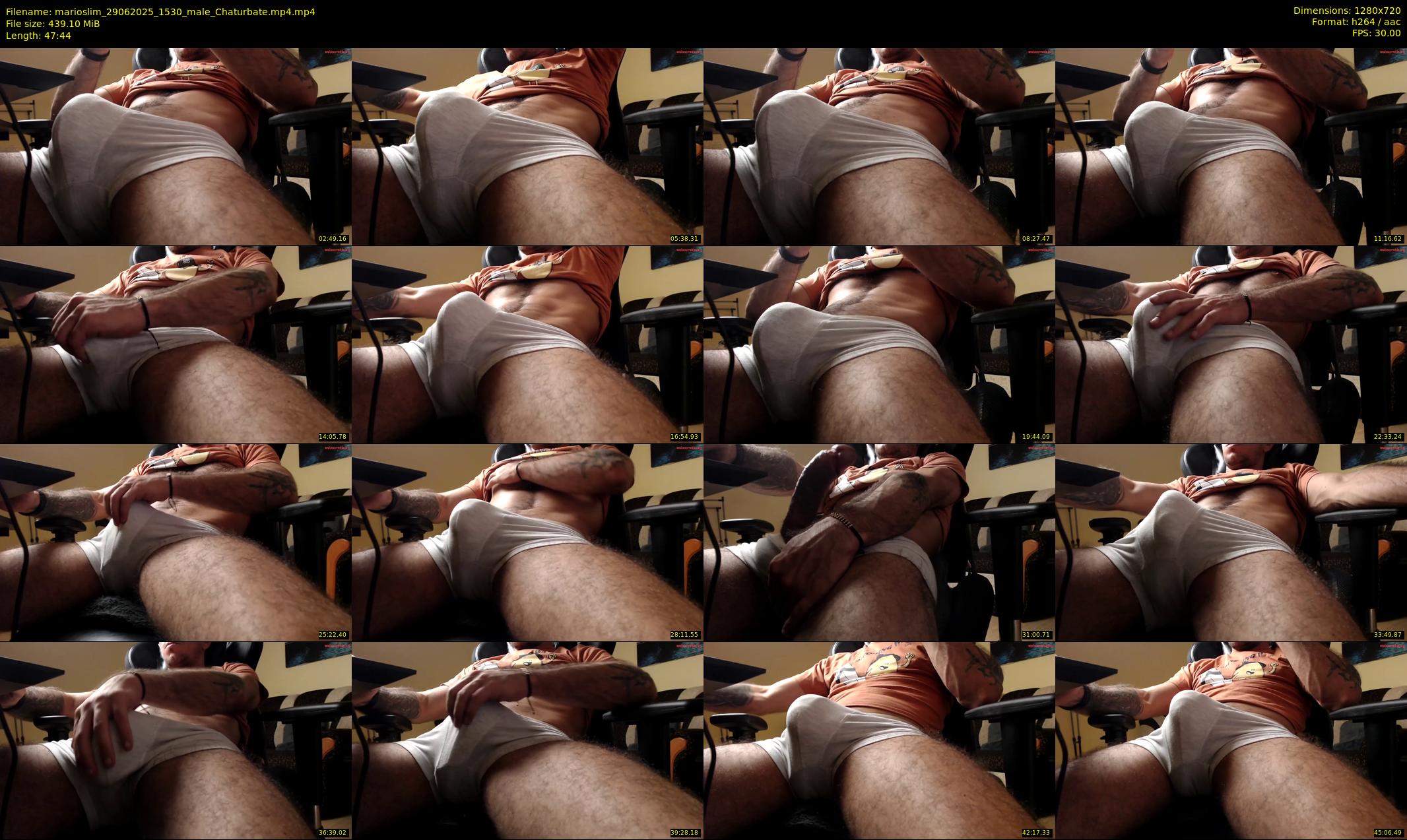marioslim — 48 minute Chaturbate male cam show recording, 720p, Jun 29, 2025