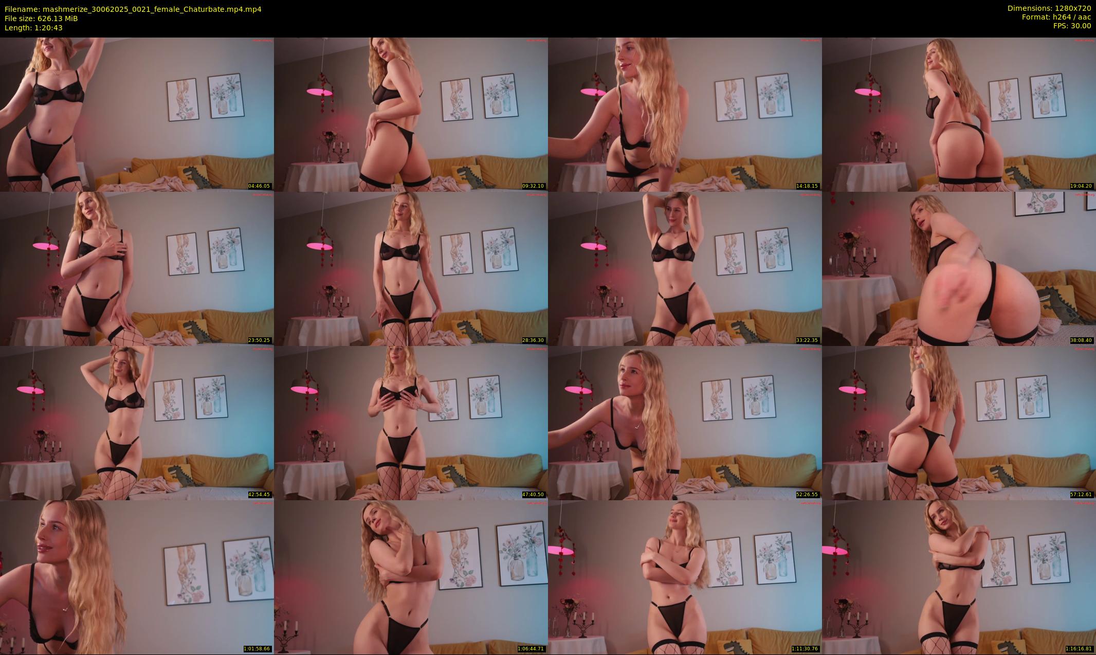 mashmerize — 81 minute Chaturbate female cam show recording, 720p, Jun 30, 2025