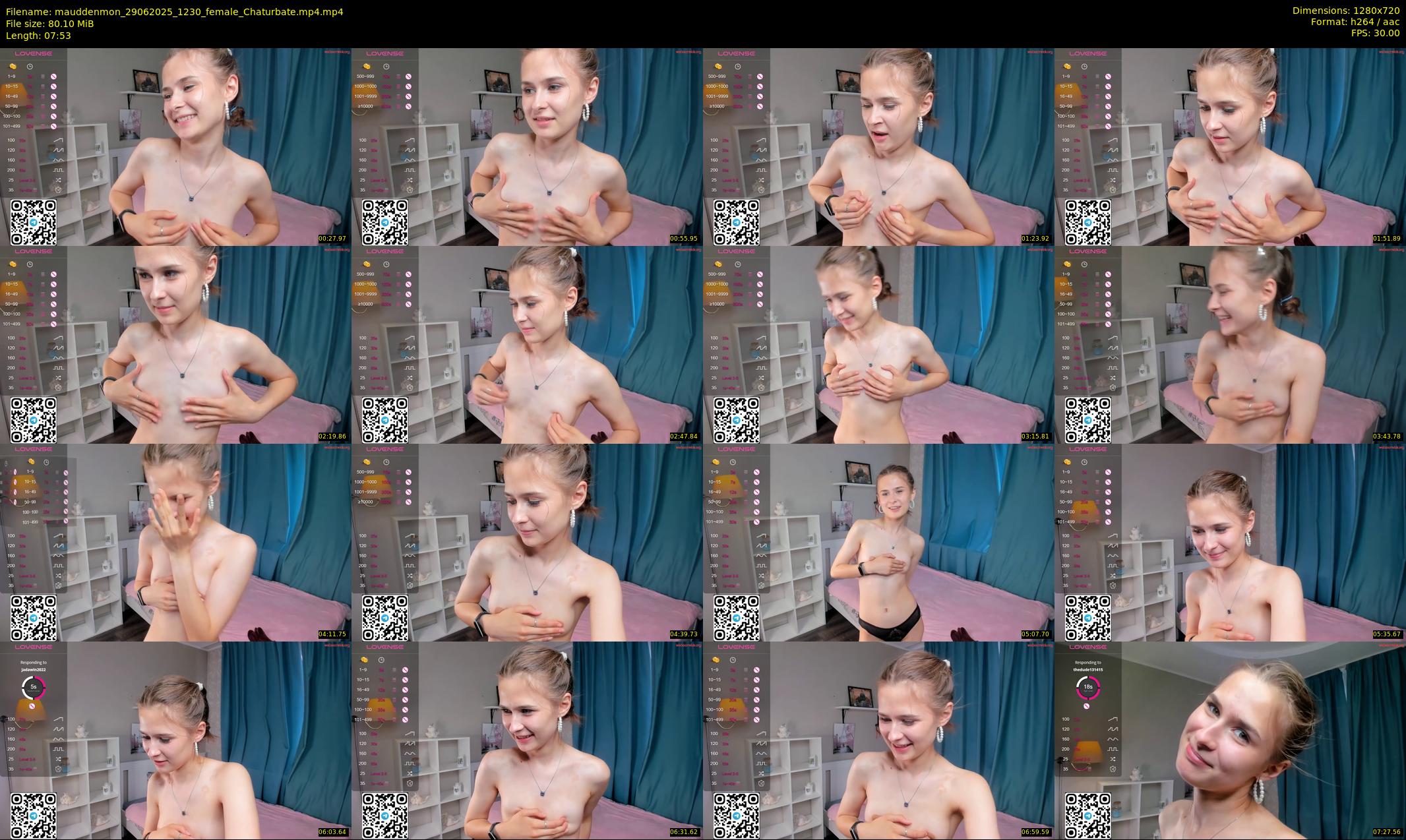 mauddenmon — 8 minute Chaturbate female cam show recording, 720p, Jun 29, 2025
