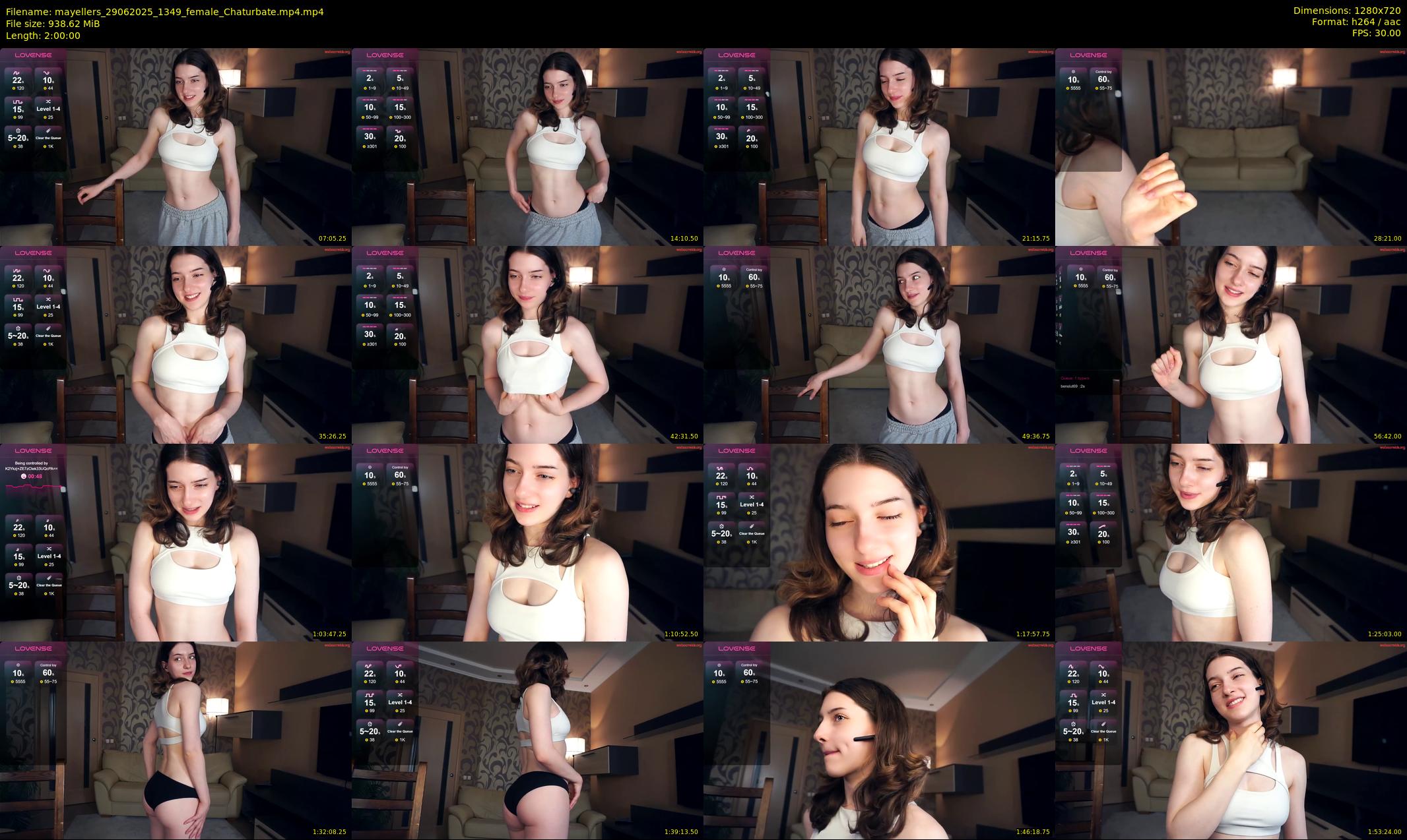 mayellers — 120 minute Chaturbate female cam show recording, 720p, Jun 29, 2025