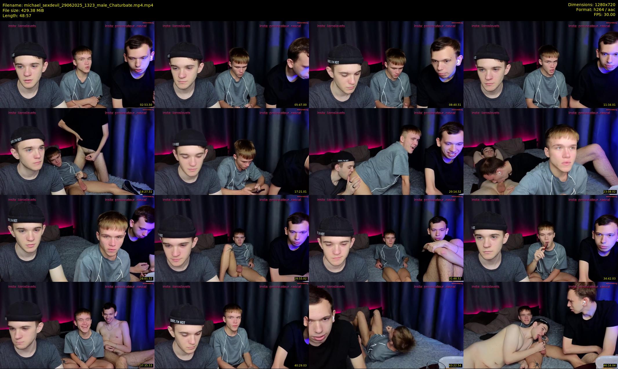 michael_sexdevil — 49 minute Chaturbate male cam show recording, 720p, Jun 29, 2025