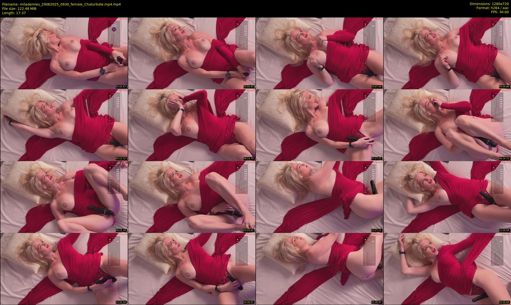 milademies — 18 minute Chaturbate female cam show recording, 720p, Jun 29, 2025