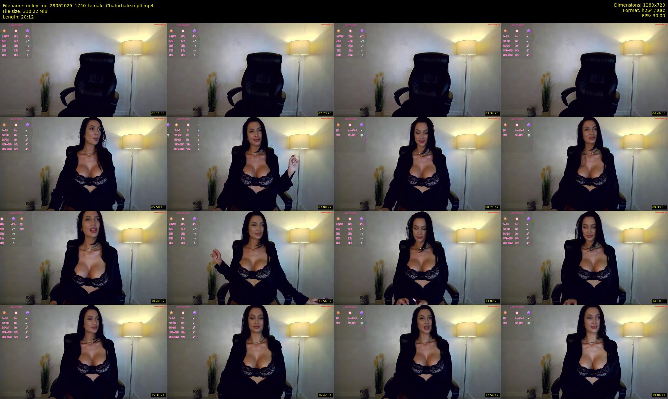 miley_me — 21 minute Chaturbate female cam show recording, 720p, Jun 29, 2025