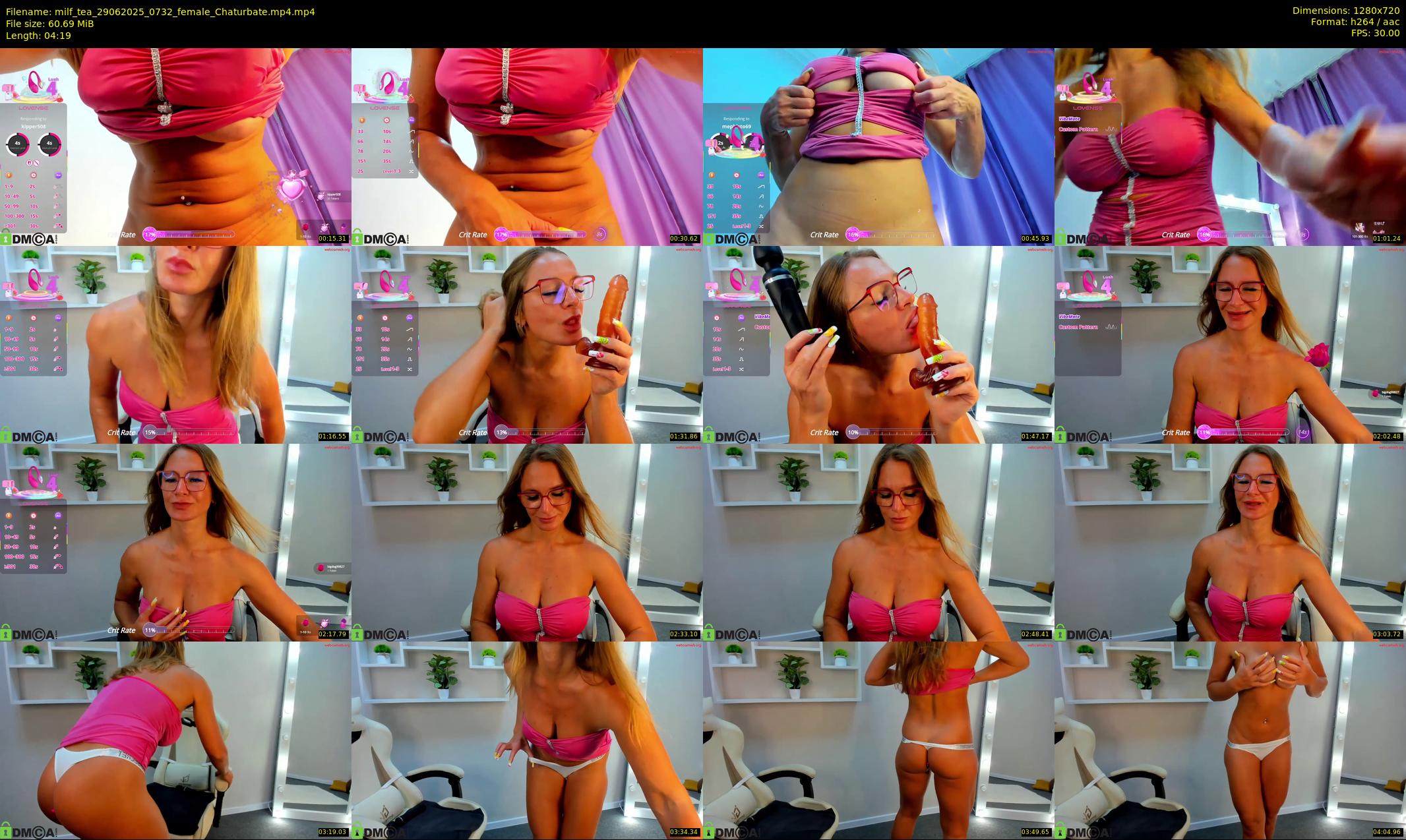 milf_tea — 5 minute Chaturbate female cam show recording, 720p, Jun 29, 2025