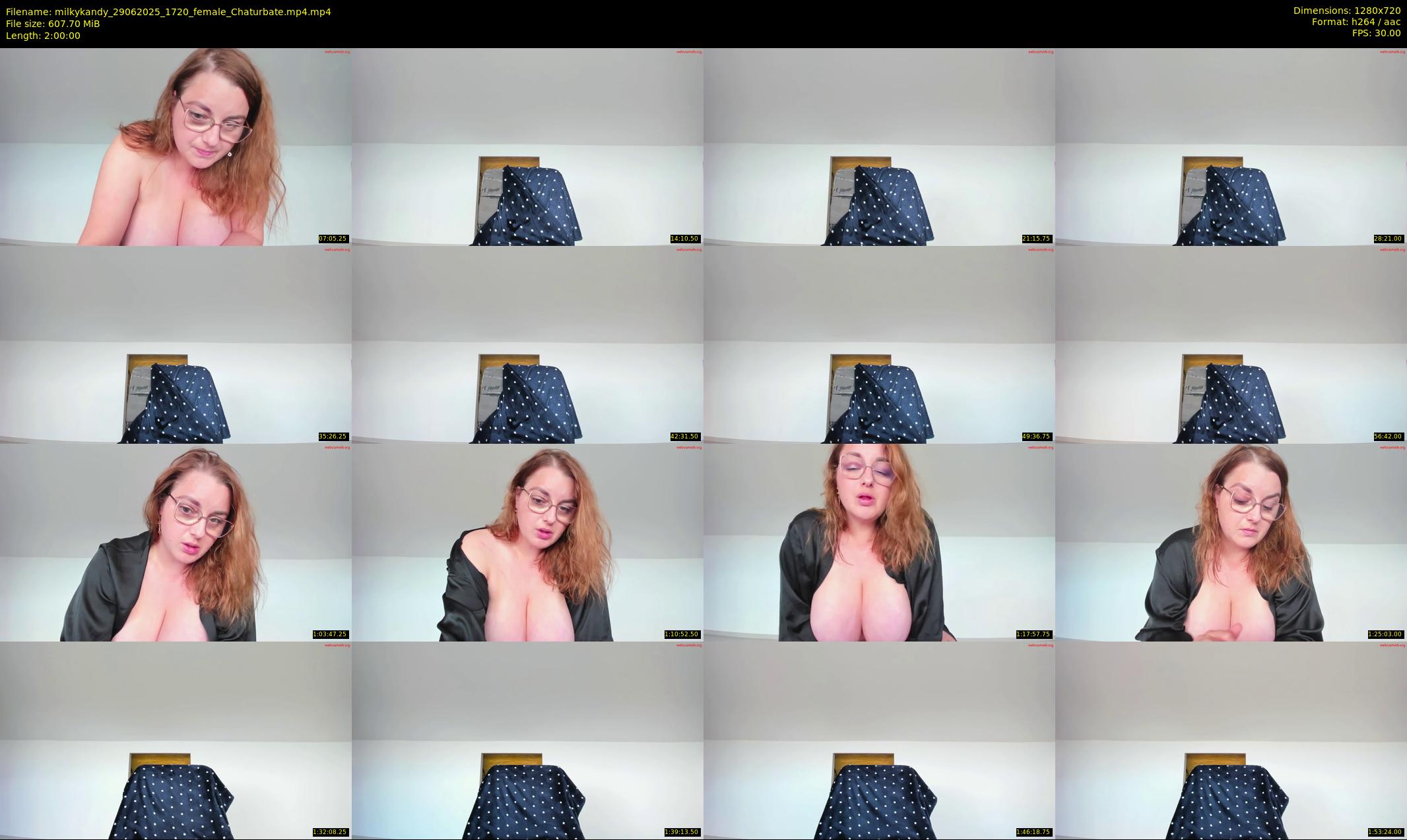 milkykandy — 120 minute Chaturbate female cam show recording, 720p, Jun 29, 2025