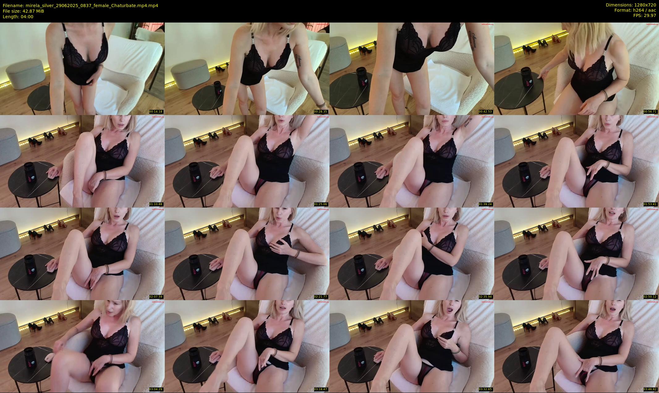 mirela_silver — 4 minute Chaturbate female cam show recording, 720p, Jun 29, 2025