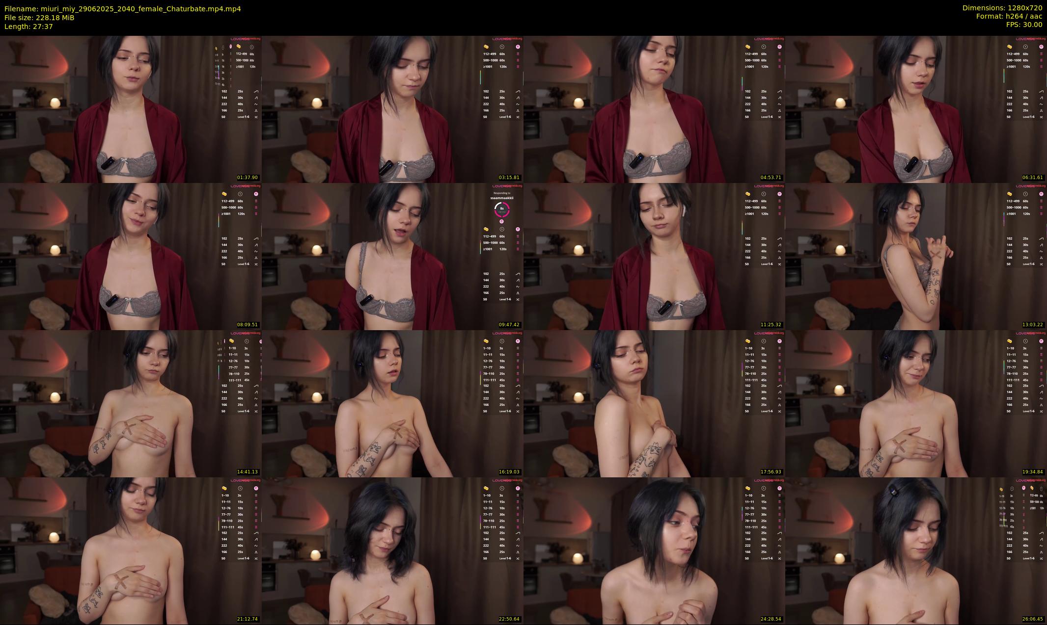 miuri_miy — 28 minute Chaturbate female cam show recording, 720p, Jun 29, 2025
