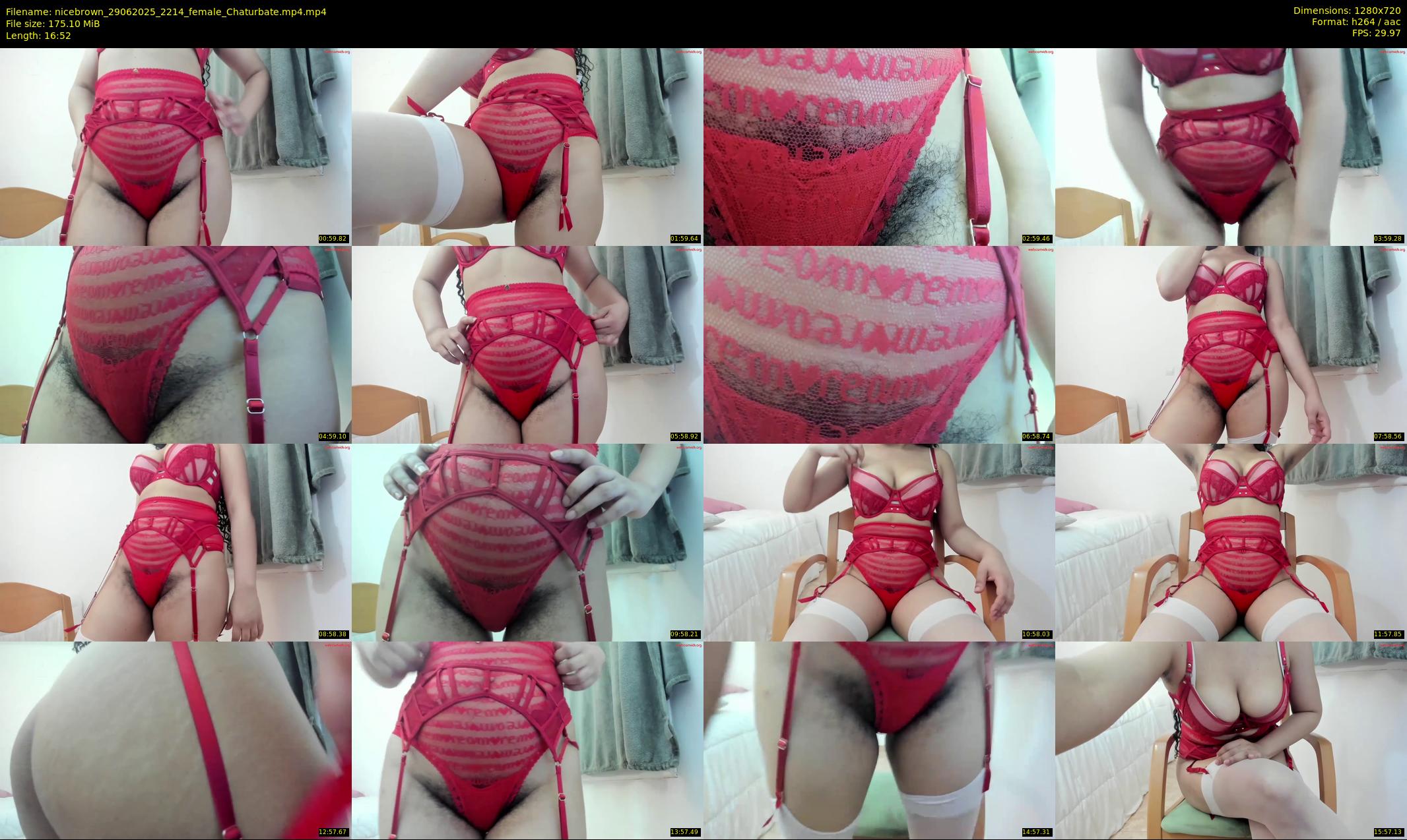 nicebrown — 17 minute Chaturbate female cam show recording, 720p, Jun 29, 2025