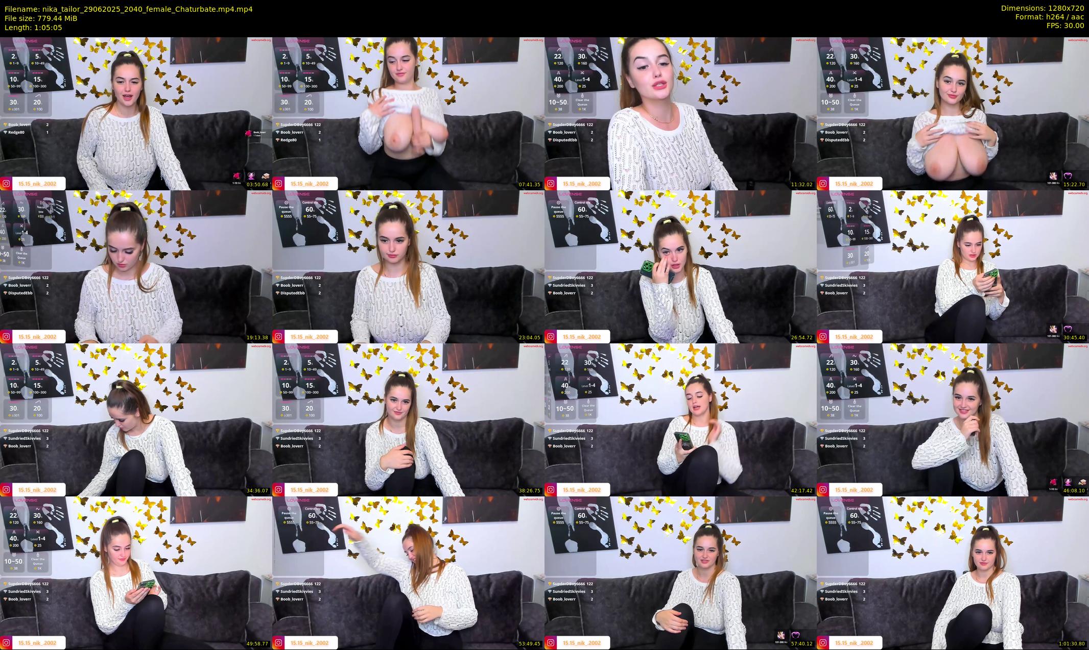 nika_tailor — 66 minute Chaturbate female cam show recording, 720p, Jun 29, 2025