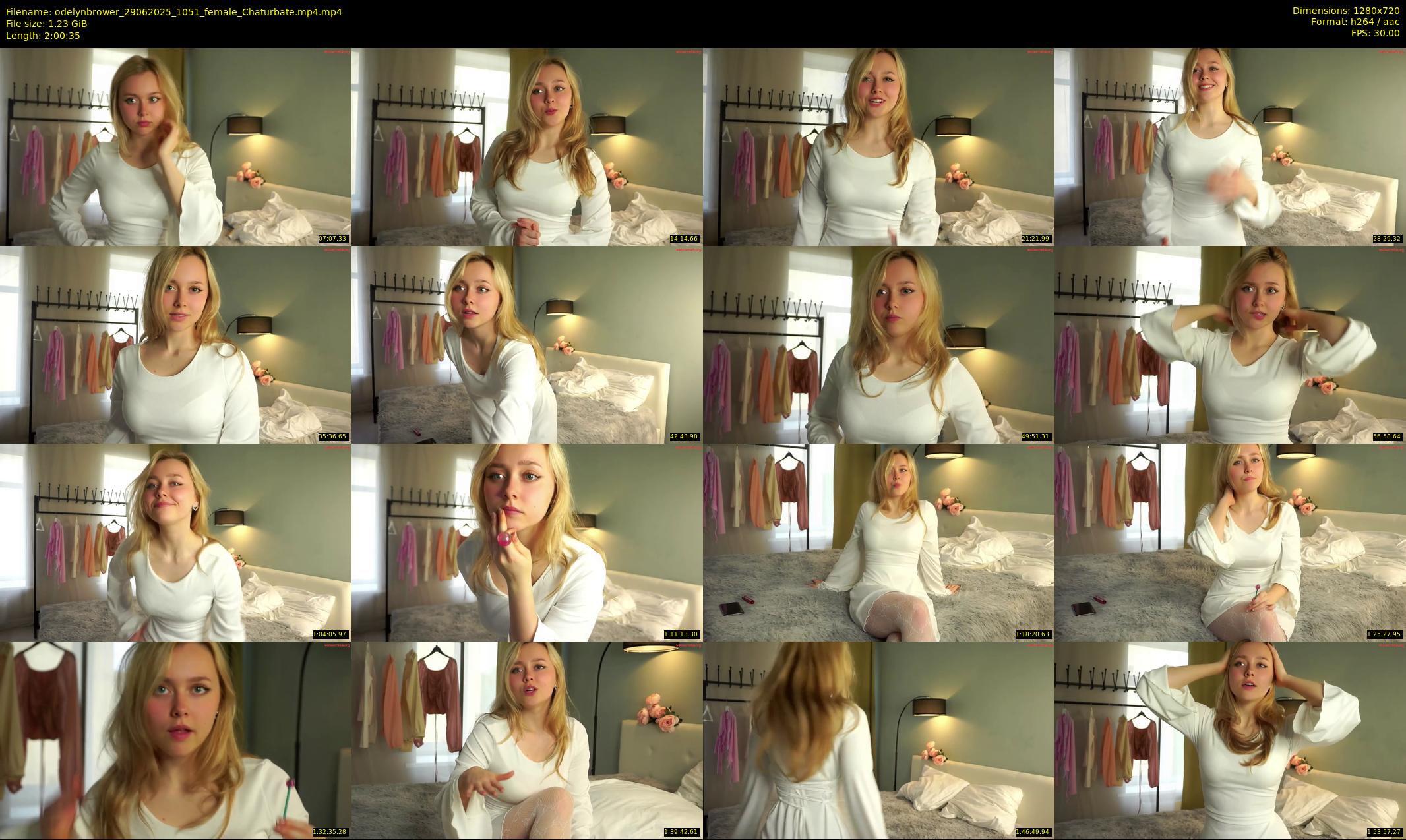 odelynbrower — 121 minute Chaturbate female cam show recording, 720p, Jun 29, 2025