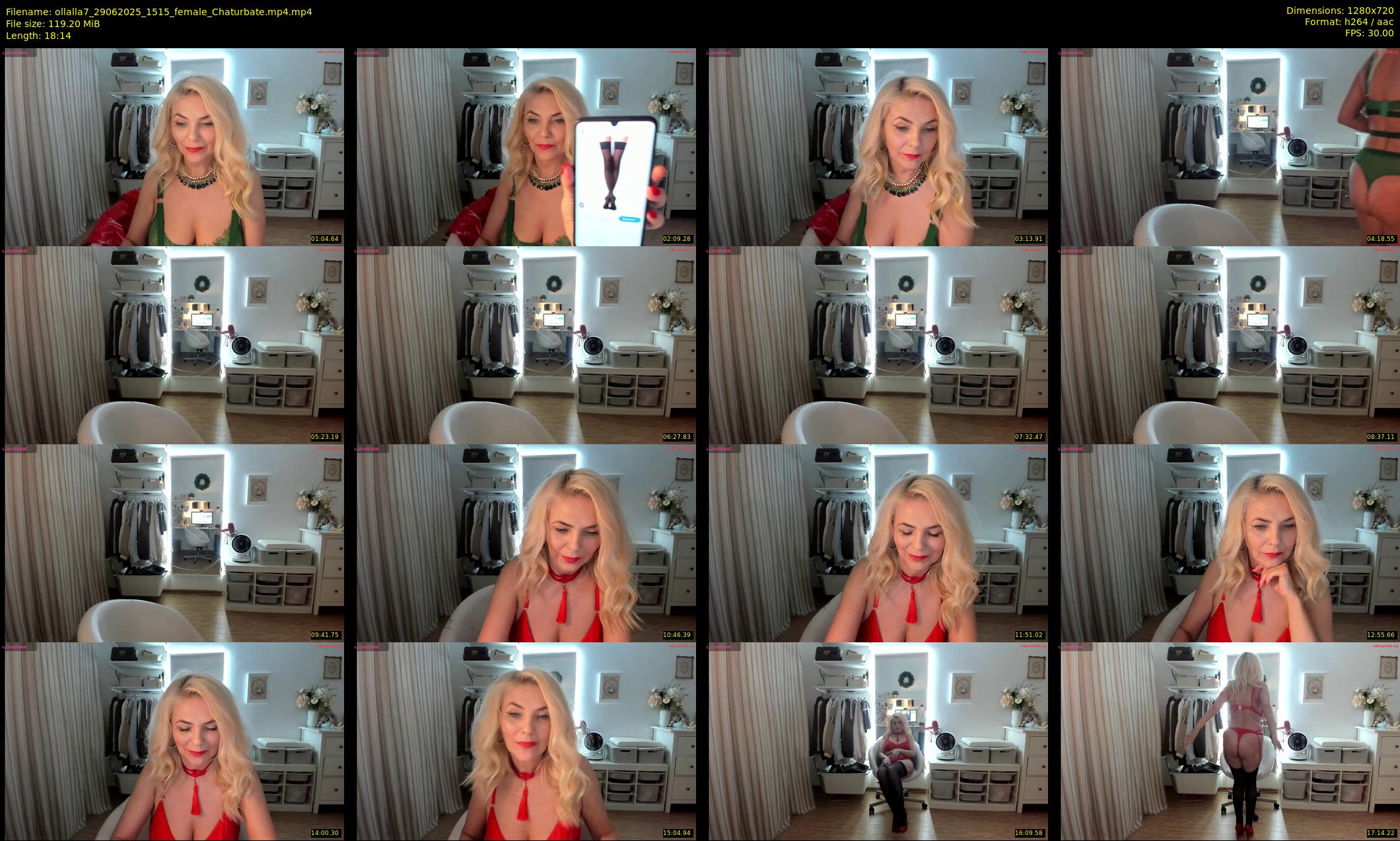 ollalla7 — 19 minute Chaturbate female cam show recording, 720p, Jun 29, 2025