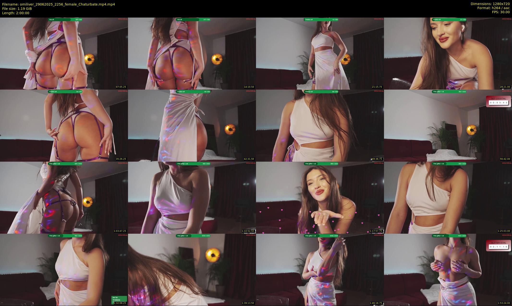 omiliver — 120 minute Chaturbate female cam show recording, 720p, Jun 29, 2025