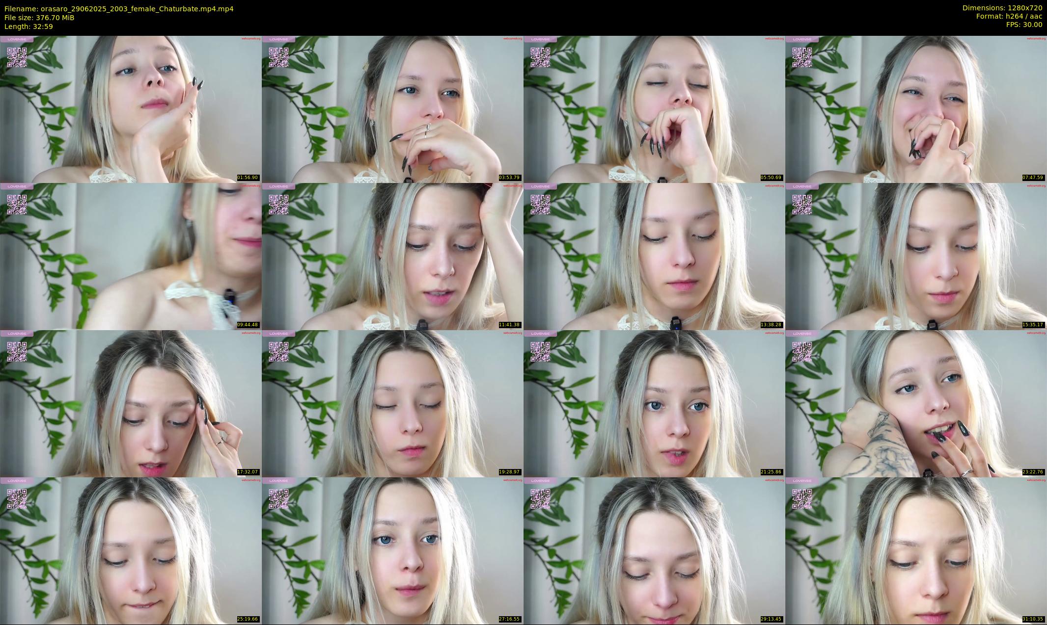 orasaro — 33 minute Chaturbate female cam show recording, 720p, Jun 29, 2025