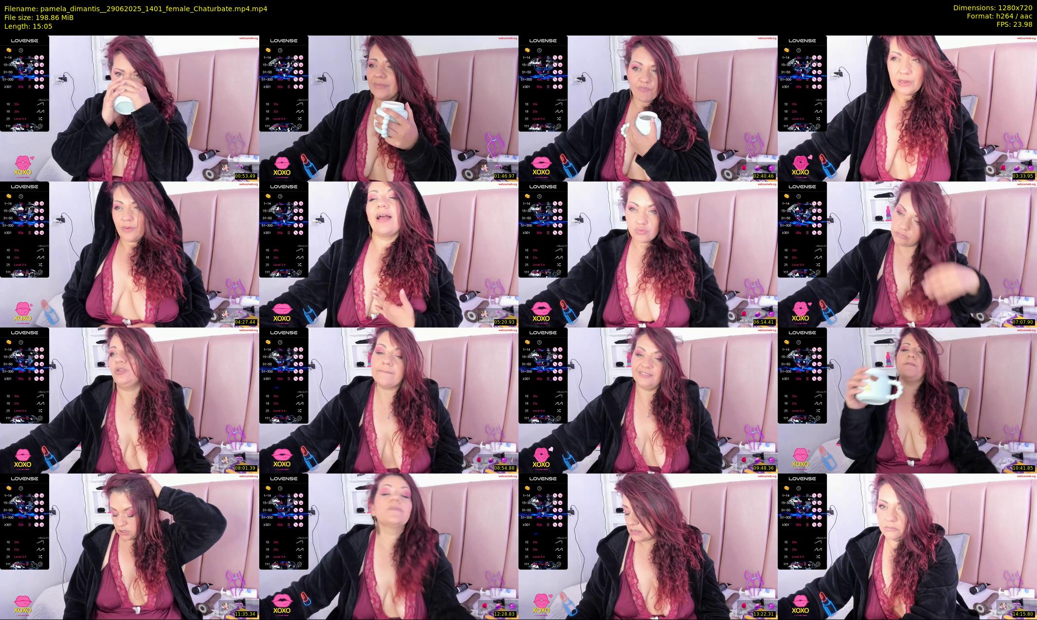 pamela_dimantis_ — 16 minute Chaturbate female cam show recording, 720p, Jun 29, 2025