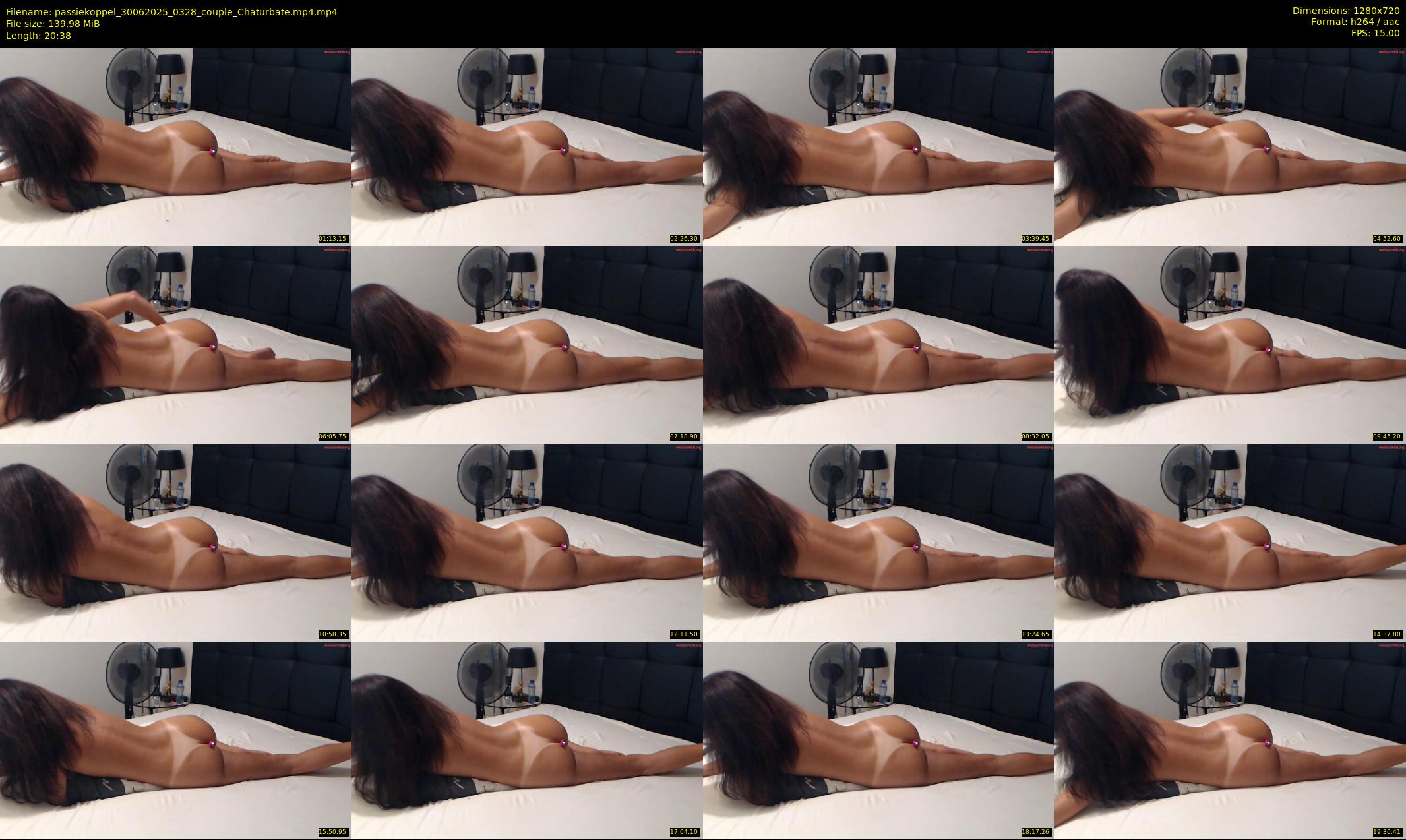 passiekoppel — 21 minute Chaturbate couple cam show recording, 720p, Jun 30, 2025