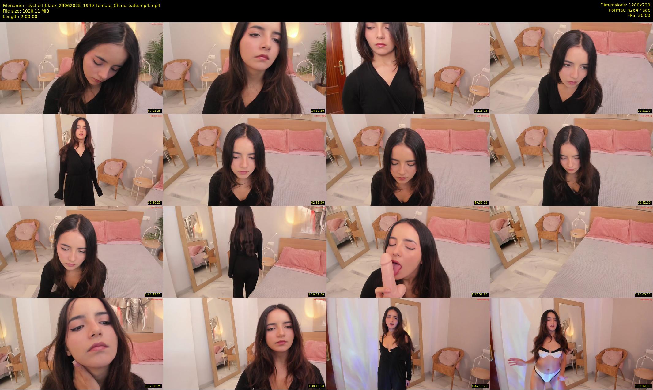 raychell_black — 120 minute Chaturbate female cam show recording, 720p, Jun 29, 2025