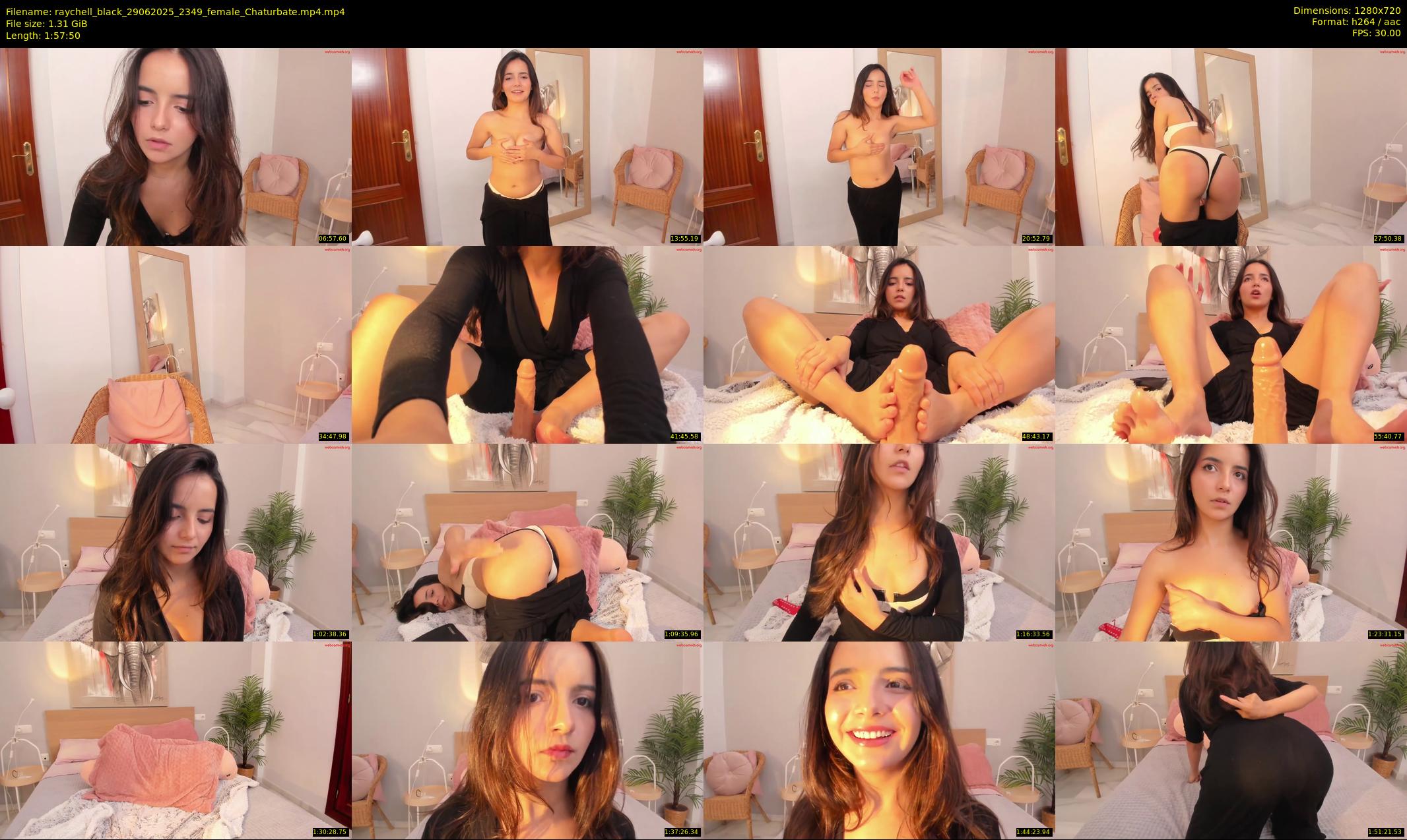 raychell_black — 118 minute Chaturbate female cam show recording, 720p, Jun 29, 2025