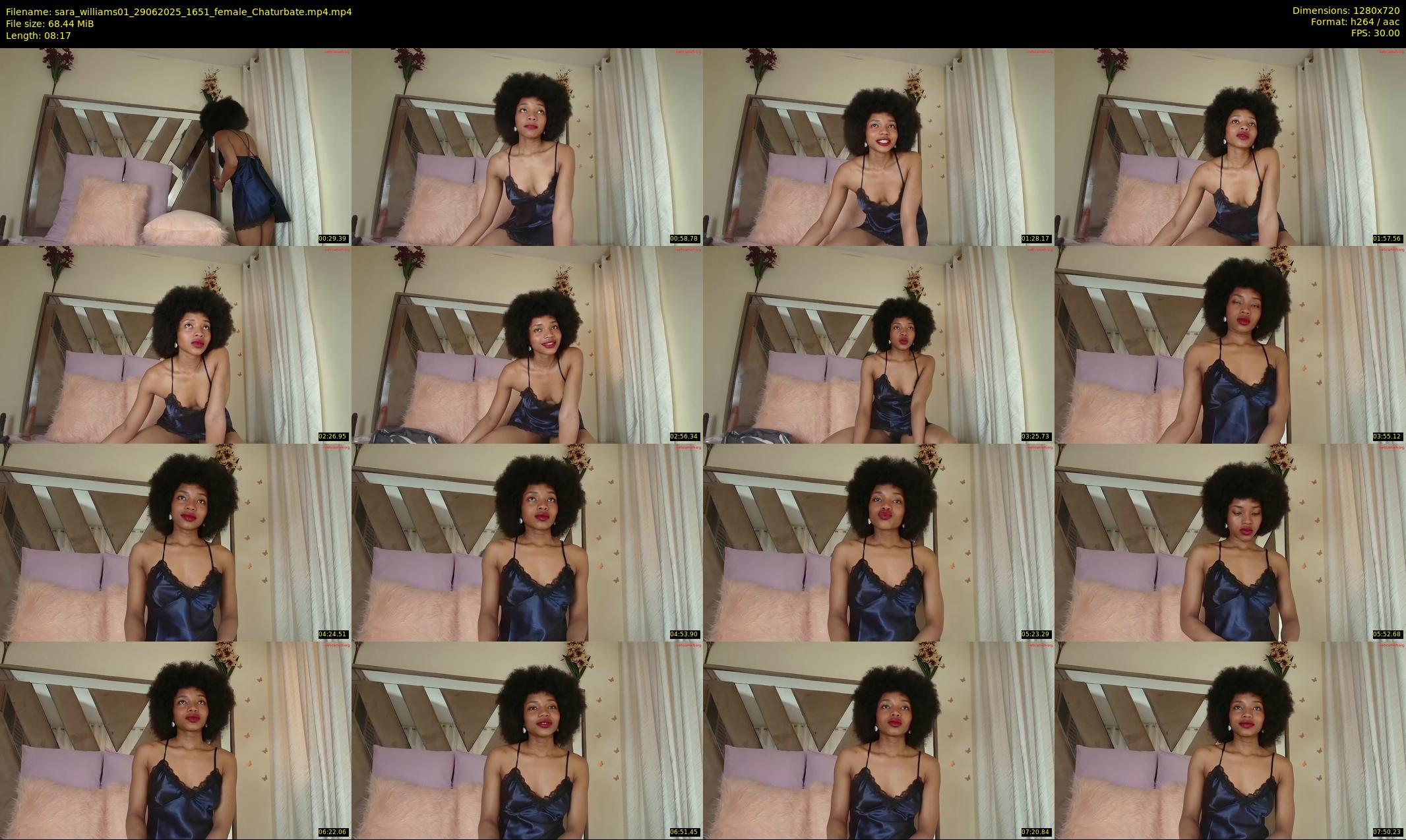 sara_williams01 — 9 minute Chaturbate female cam show recording, 720p, Jun 29, 2025