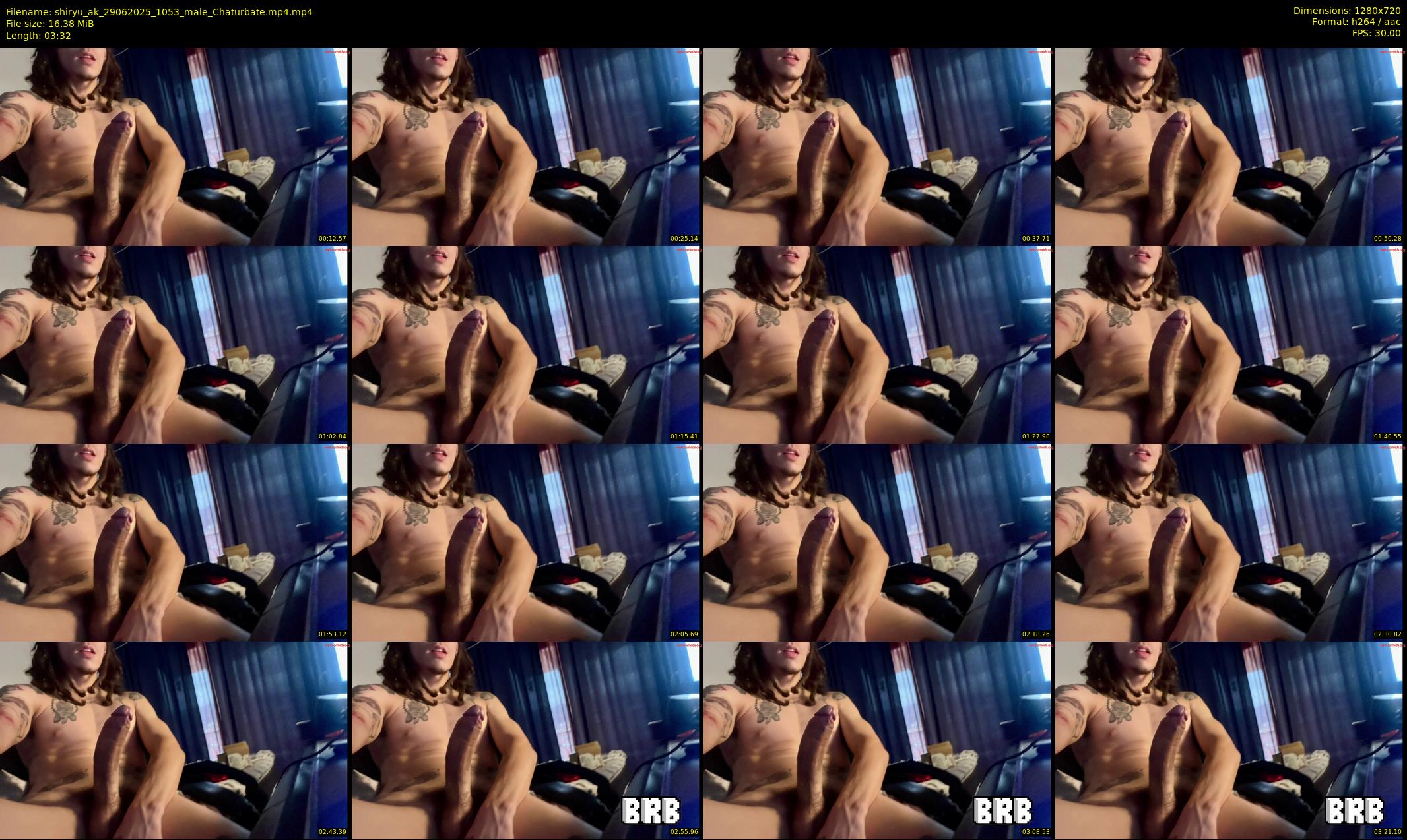 shiryu_ak — 4 minute Chaturbate male cam show recording, 720p, Jun 29, 2025