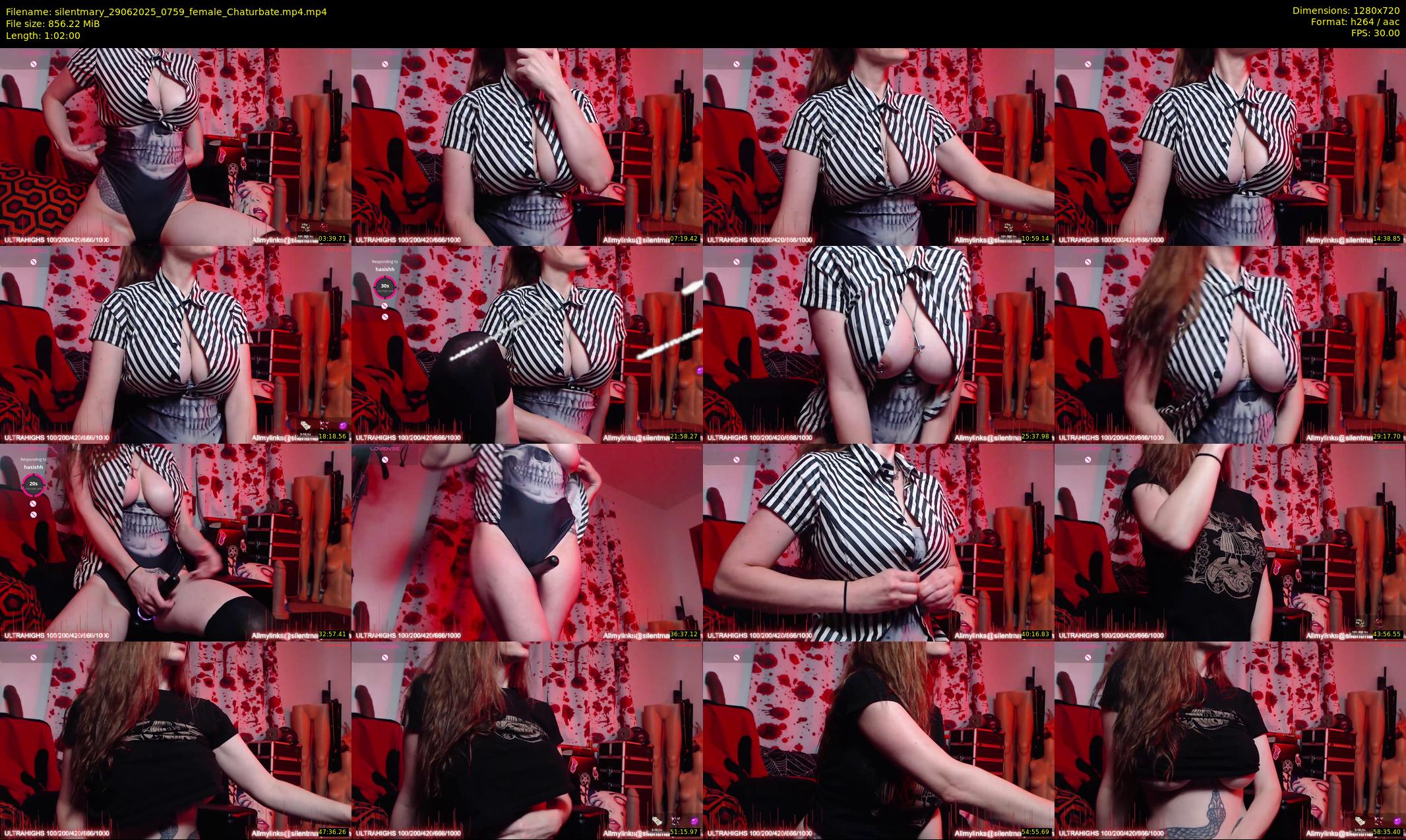 silentmary — 62 minute Chaturbate female cam show recording, 720p, Jun 29, 2025