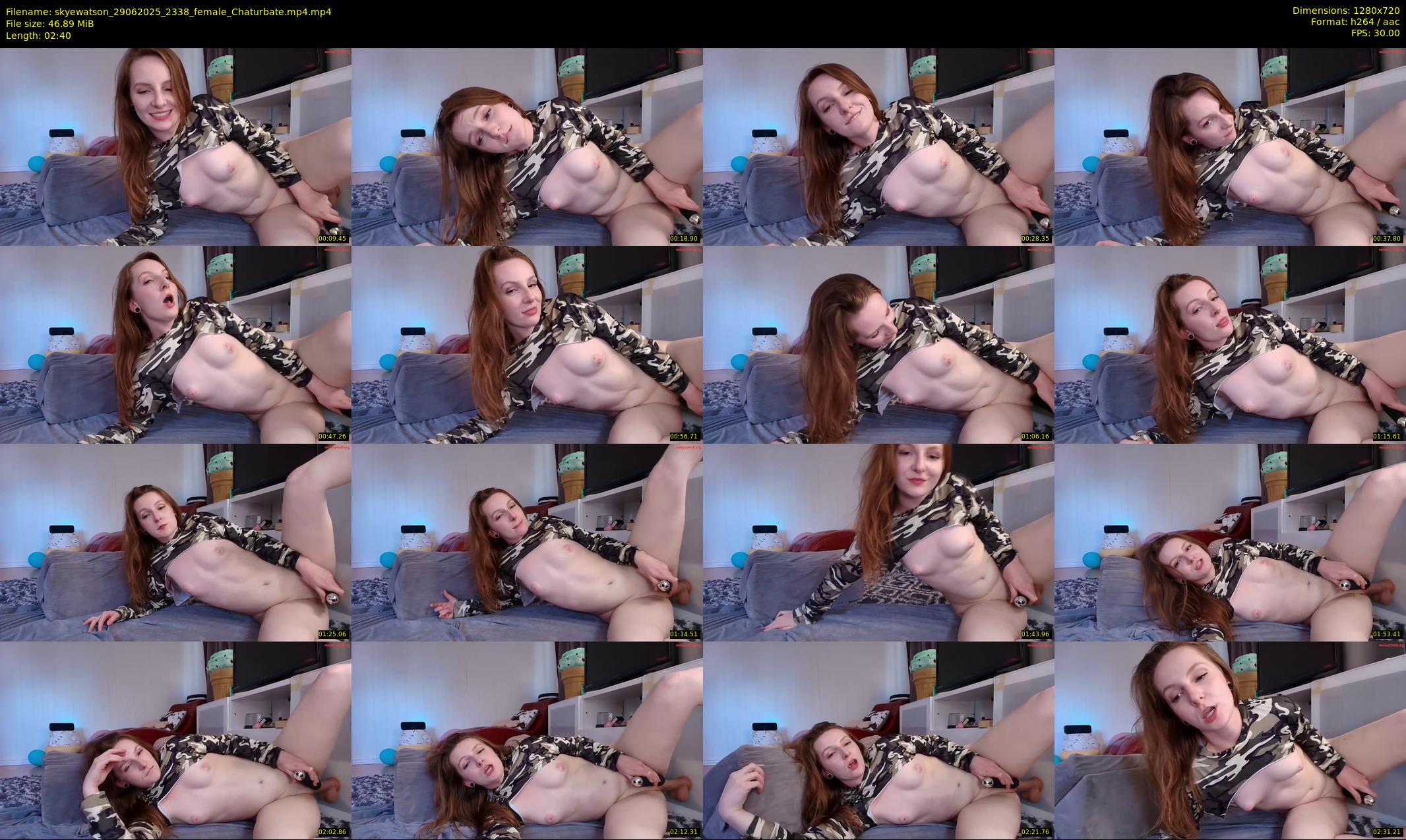 skyewatson — 3 minute Chaturbate female cam show recording, 720p, Jun 29, 2025
