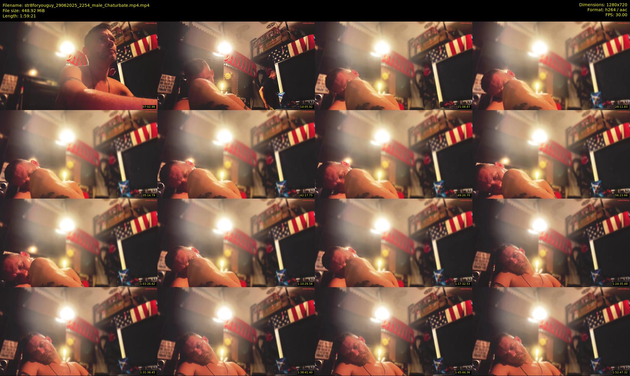 str8foryouguy — 120 minute Chaturbate male cam show recording, 720p, Jun 29, 2025