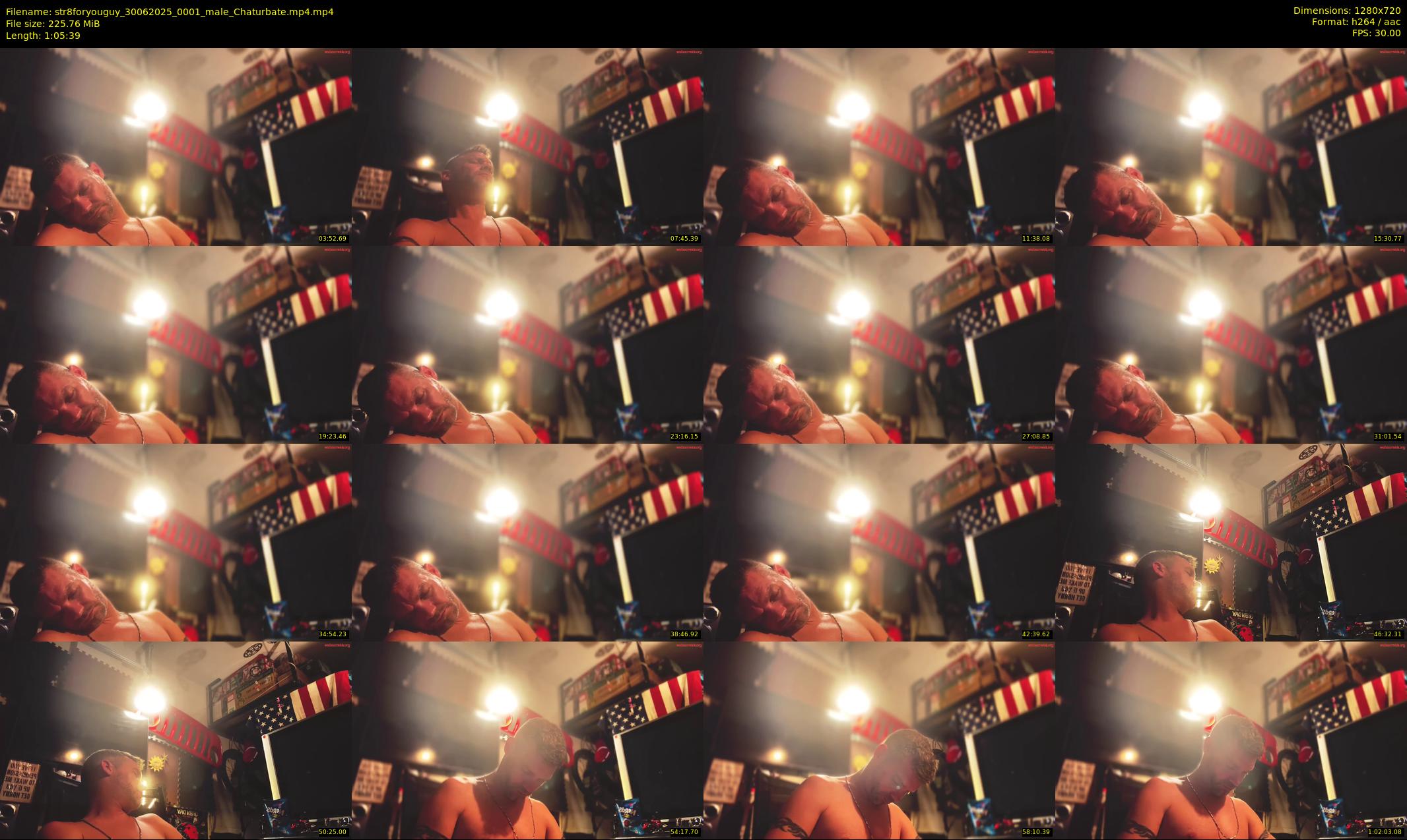 str8foryouguy — 66 minute Chaturbate male cam show recording, 720p, Jun 30, 2025