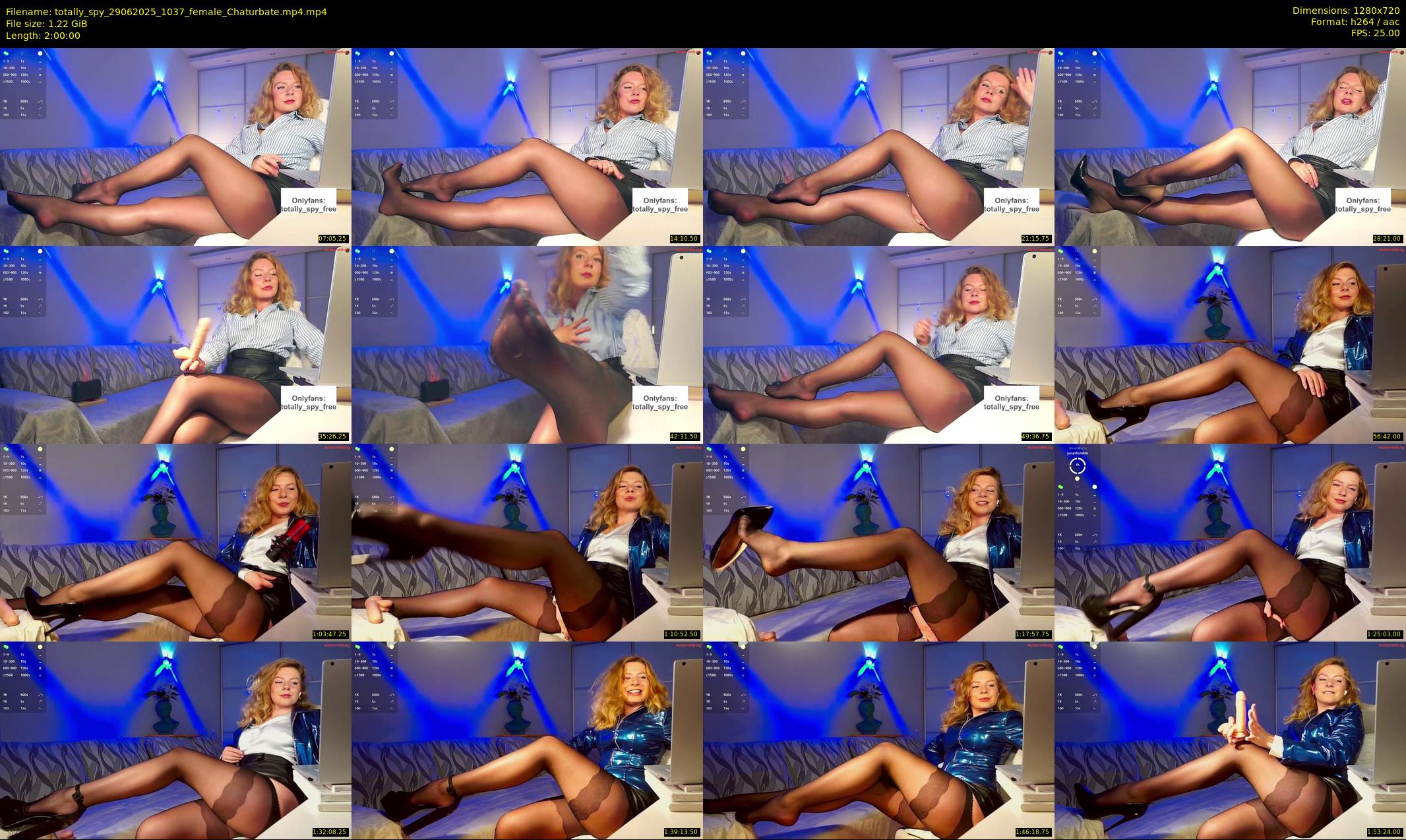 totally_spy — 120 minute Chaturbate female cam show recording, 720p, Jun 29, 2025